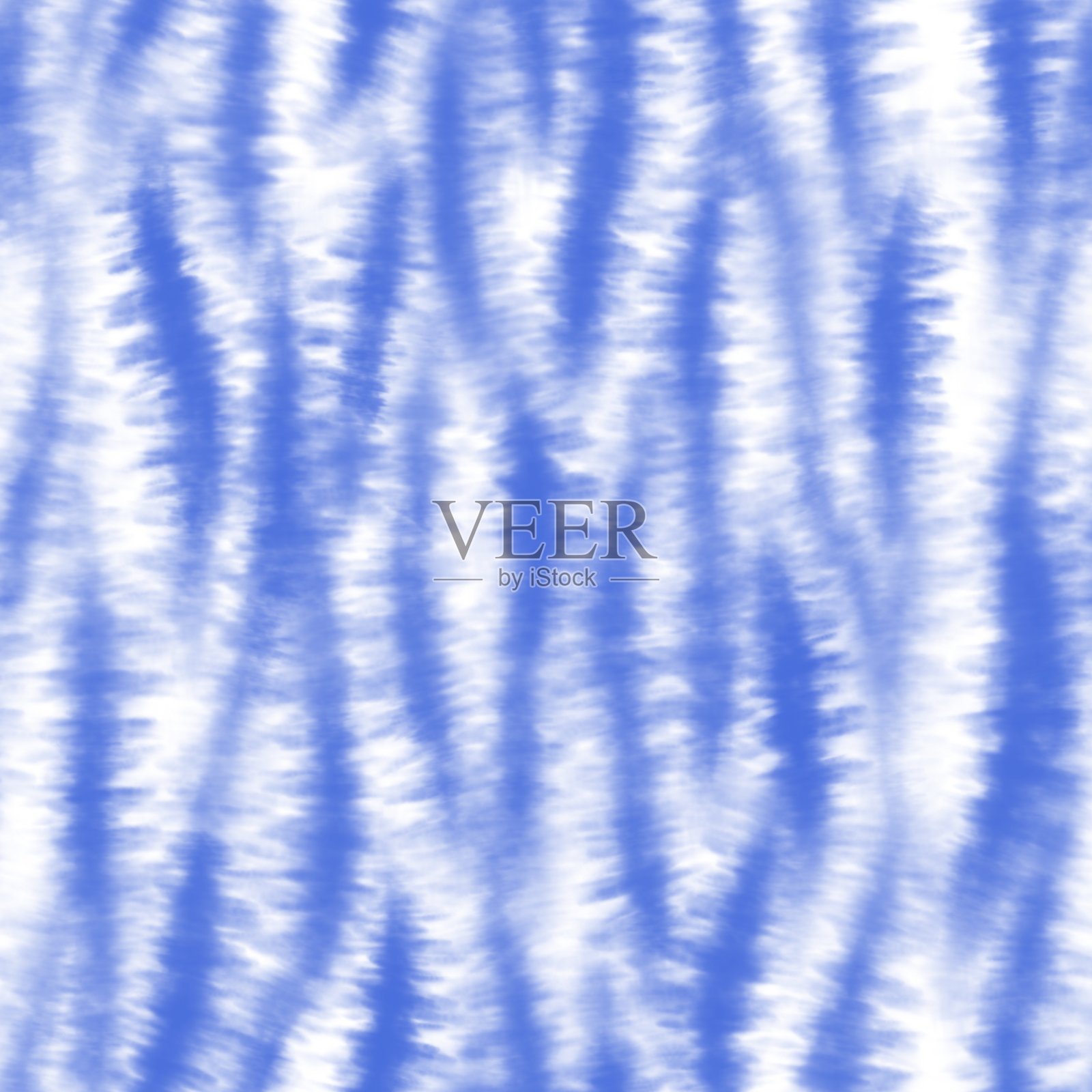 扎染无缝图案与波浪插画图片素材