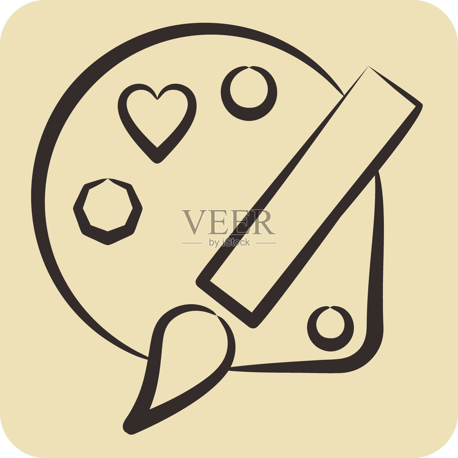 图标艺术。相关的照片和插图符号。手绘风格。简单的设计说明插画图片素材