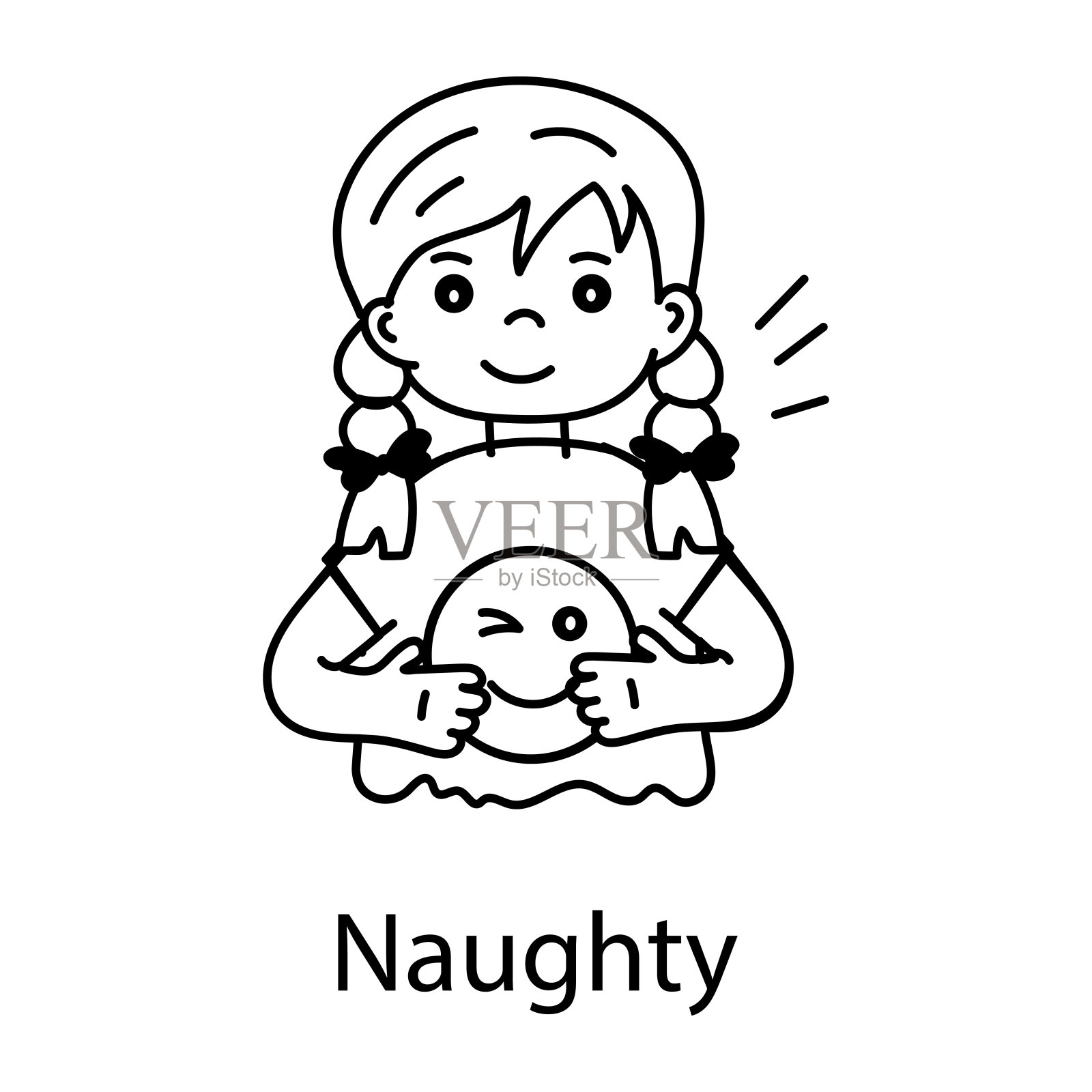 魔术贴插画图片素材