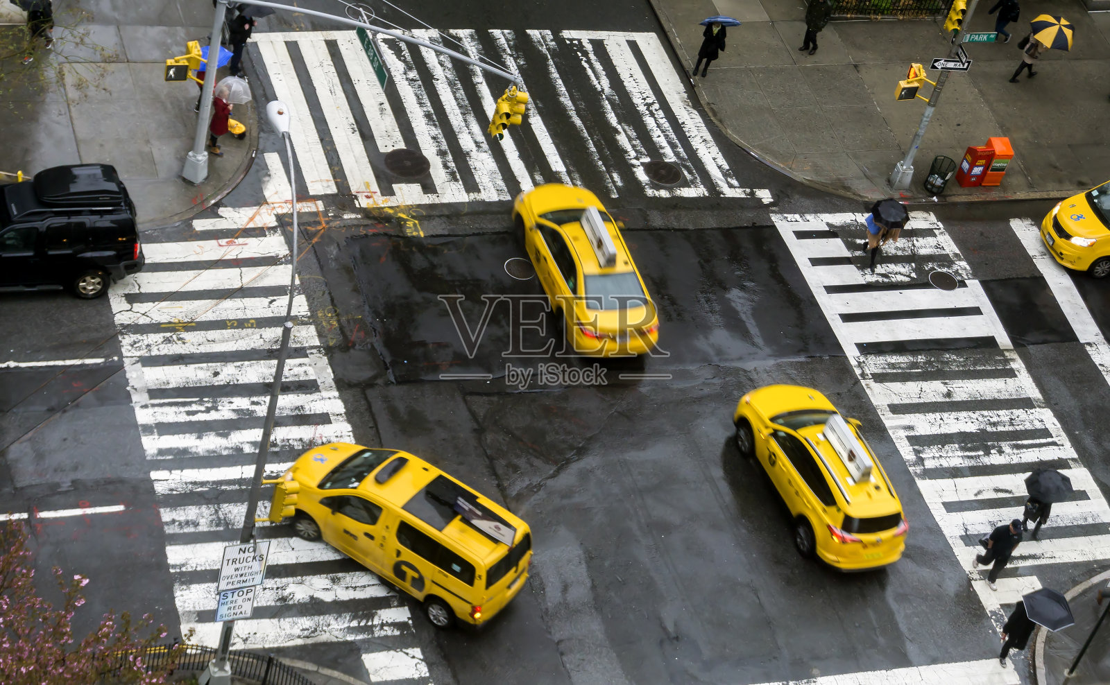 纽约黄色出租车照片摄影图片