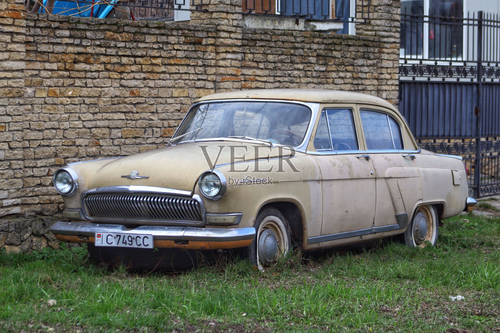 苏联复古车伏尔加照片摄影图片