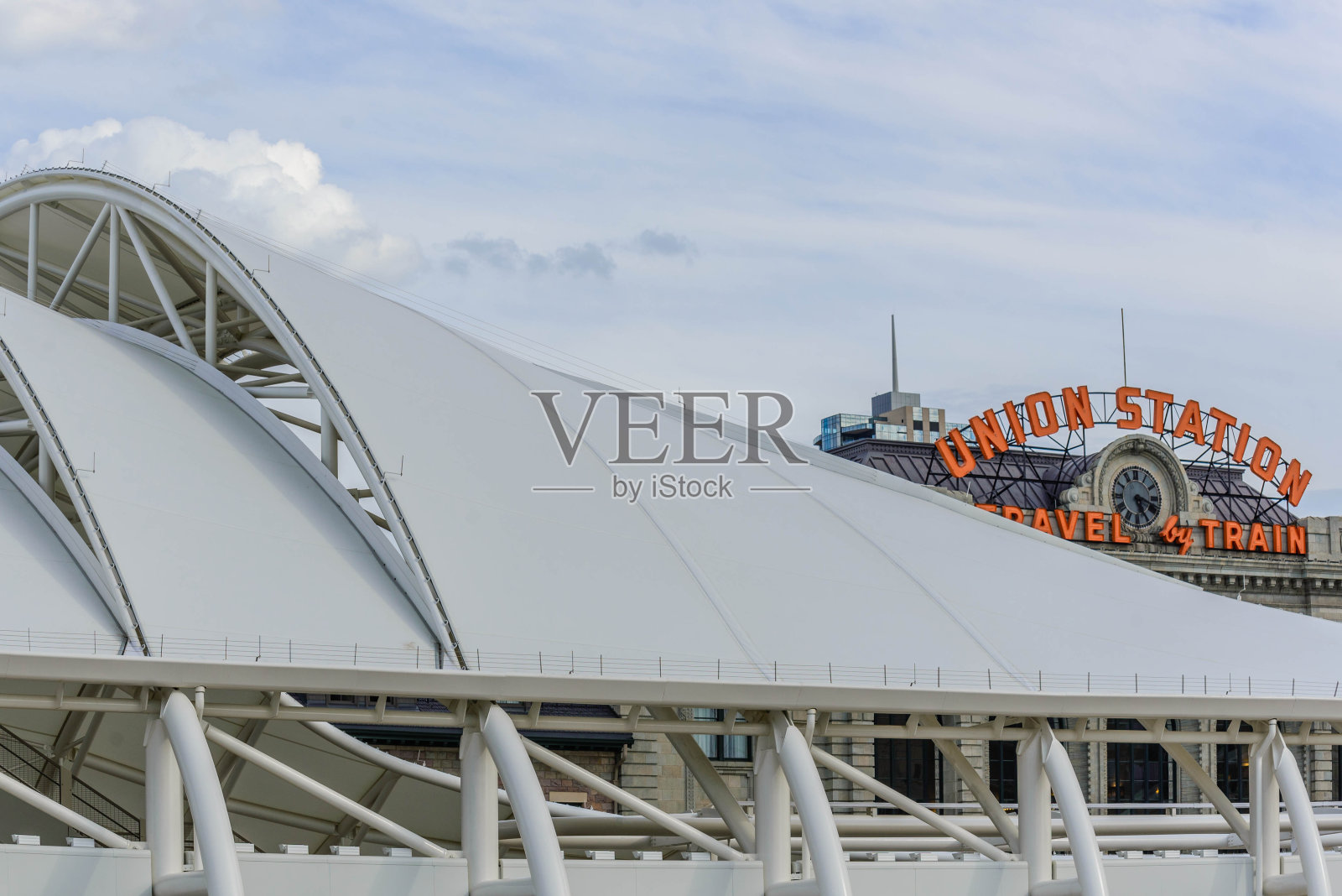 科罗拉多州丹佛市的联合车站照片摄影图片