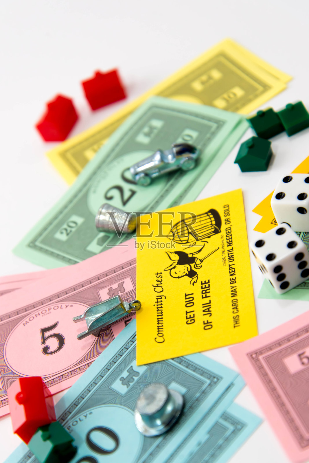 大富翁和免费出狱卡照片摄影图片