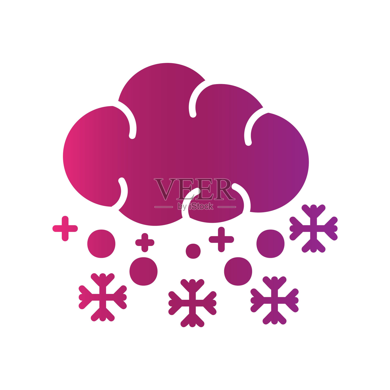 雪图标插画图片素材