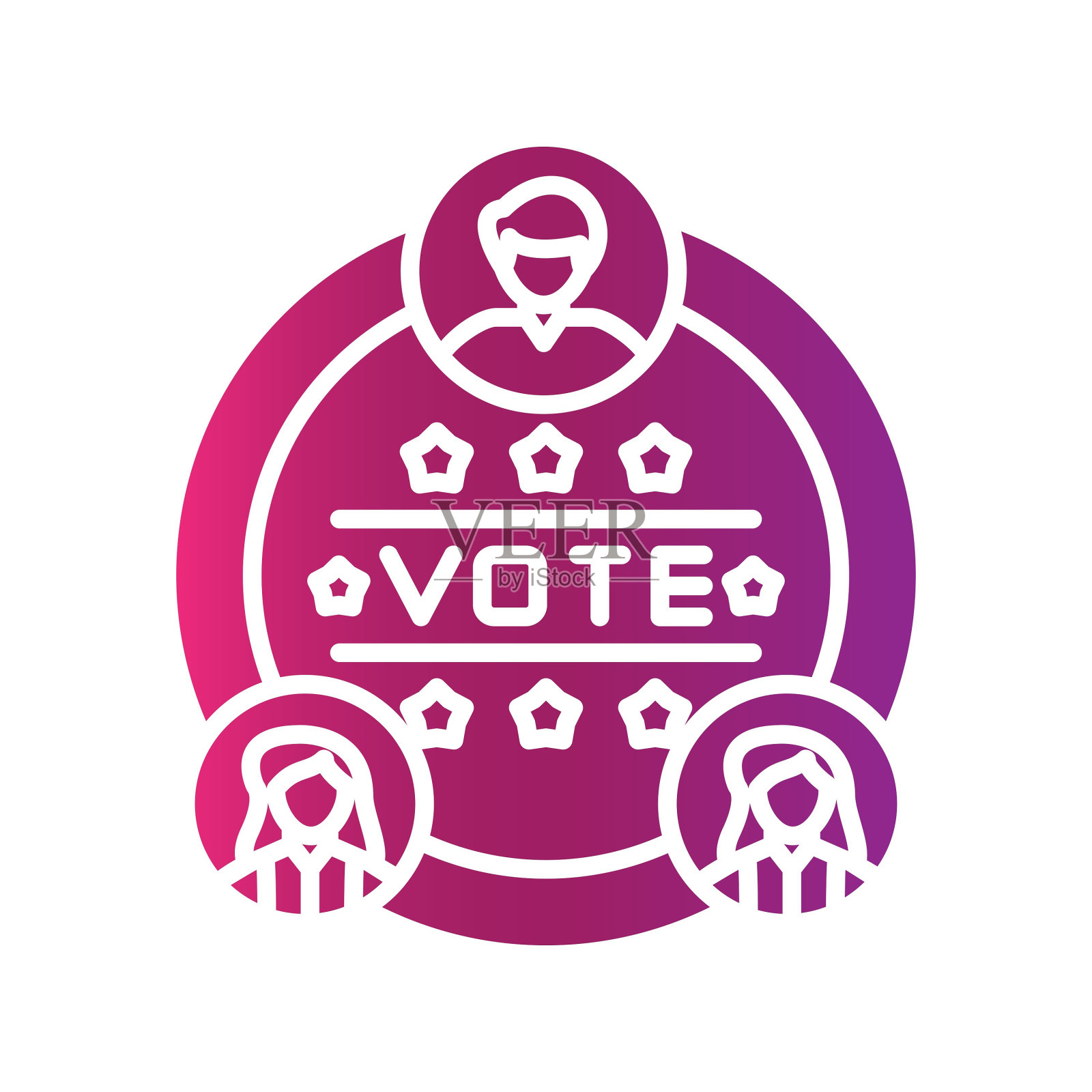 选举图标插画图片素材