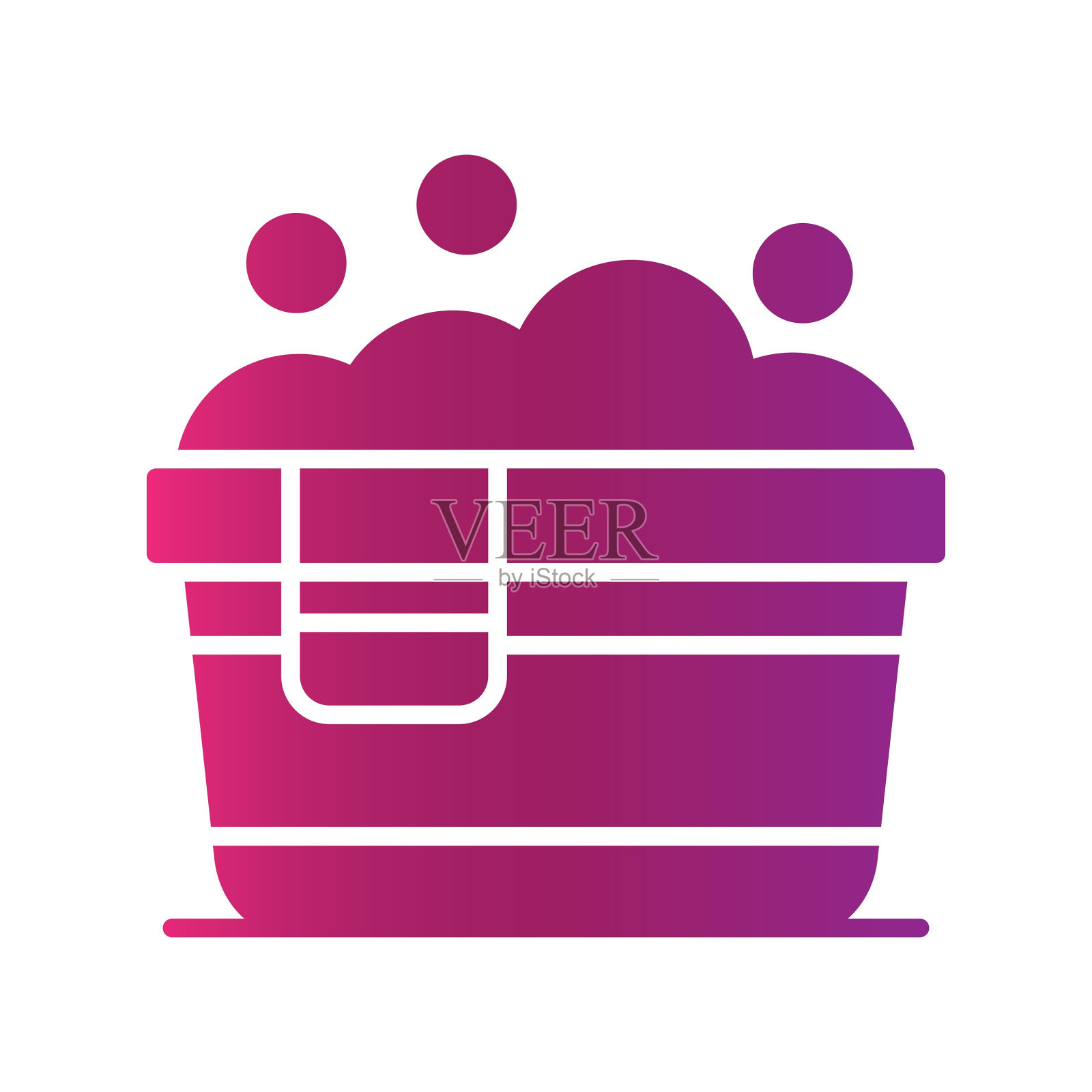 洗衣图标插画图片素材