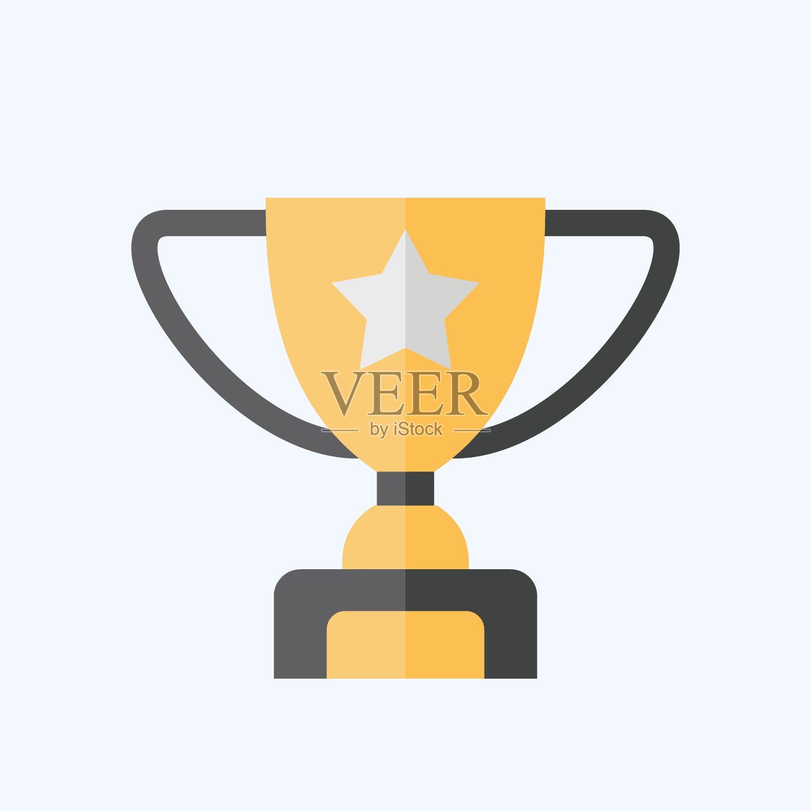 图标的奖励。与网络游戏相关的符号。平的风格。简单的设计说明插画图片素材