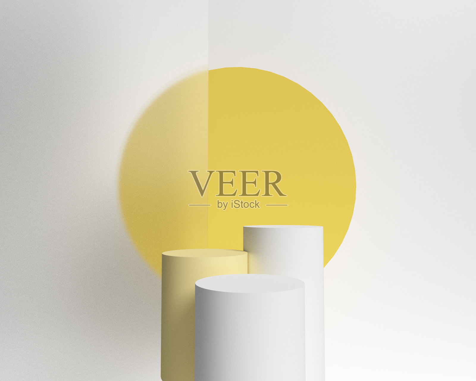 3D背景与产品讲台和磨砂玻璃。照片摄影图片