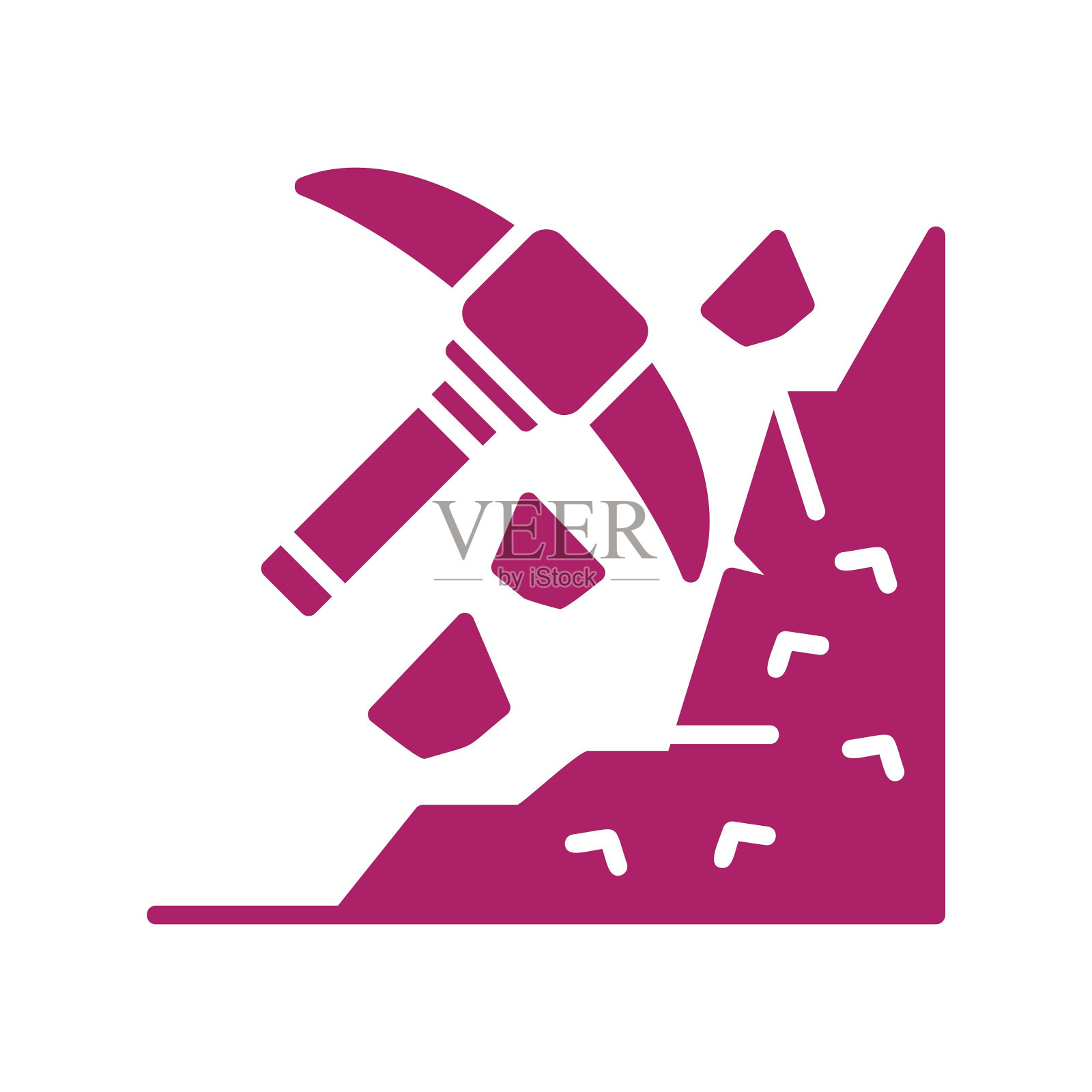 矿业图标插画图片素材