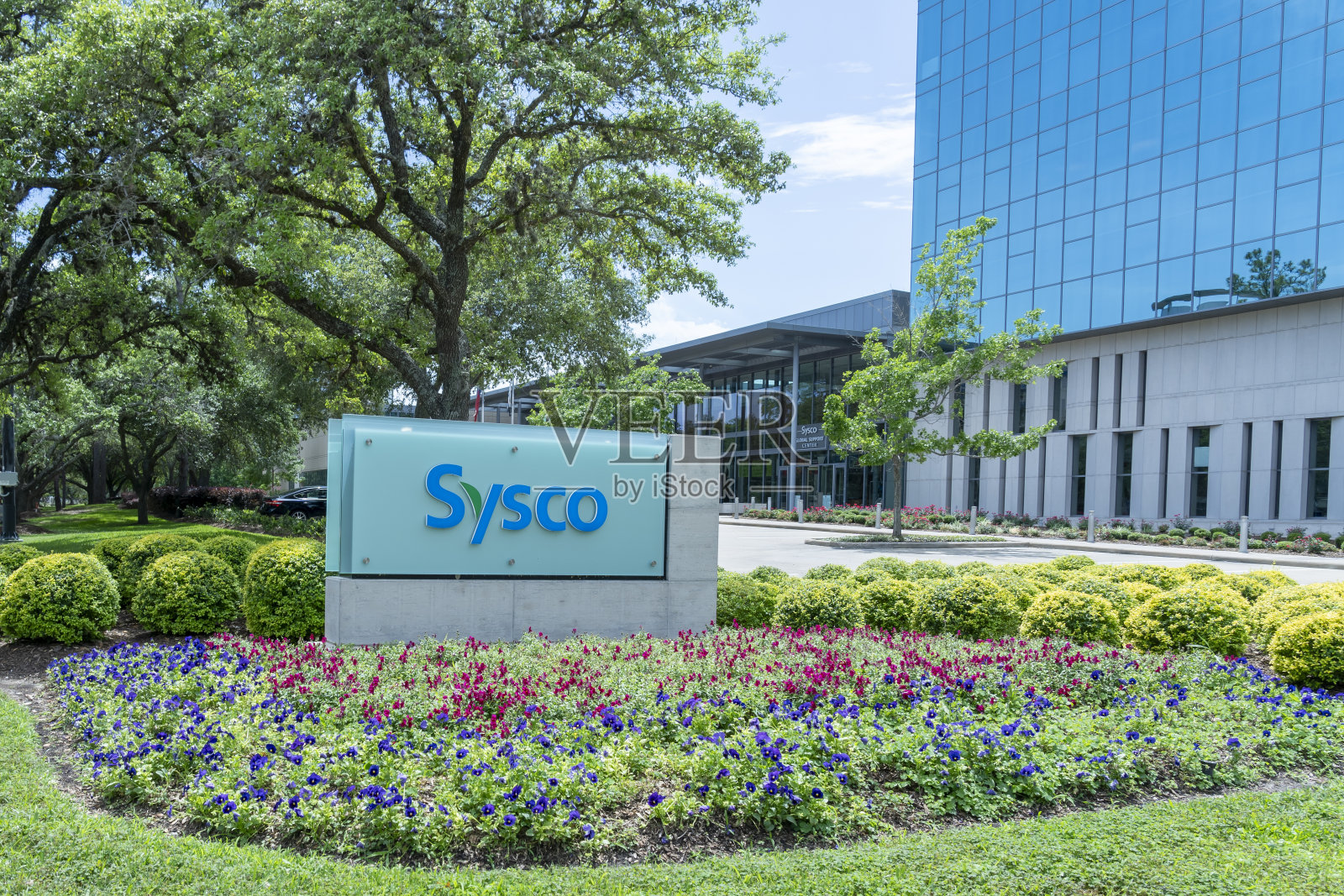 Sysco总部位于美国德克萨斯州休斯顿。照片摄影图片