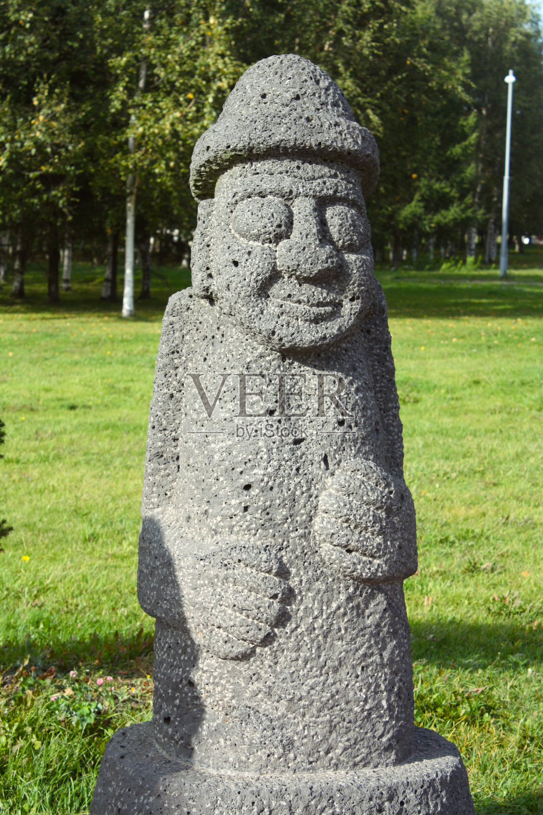 韩国石像“Dolharban”照片摄影图片