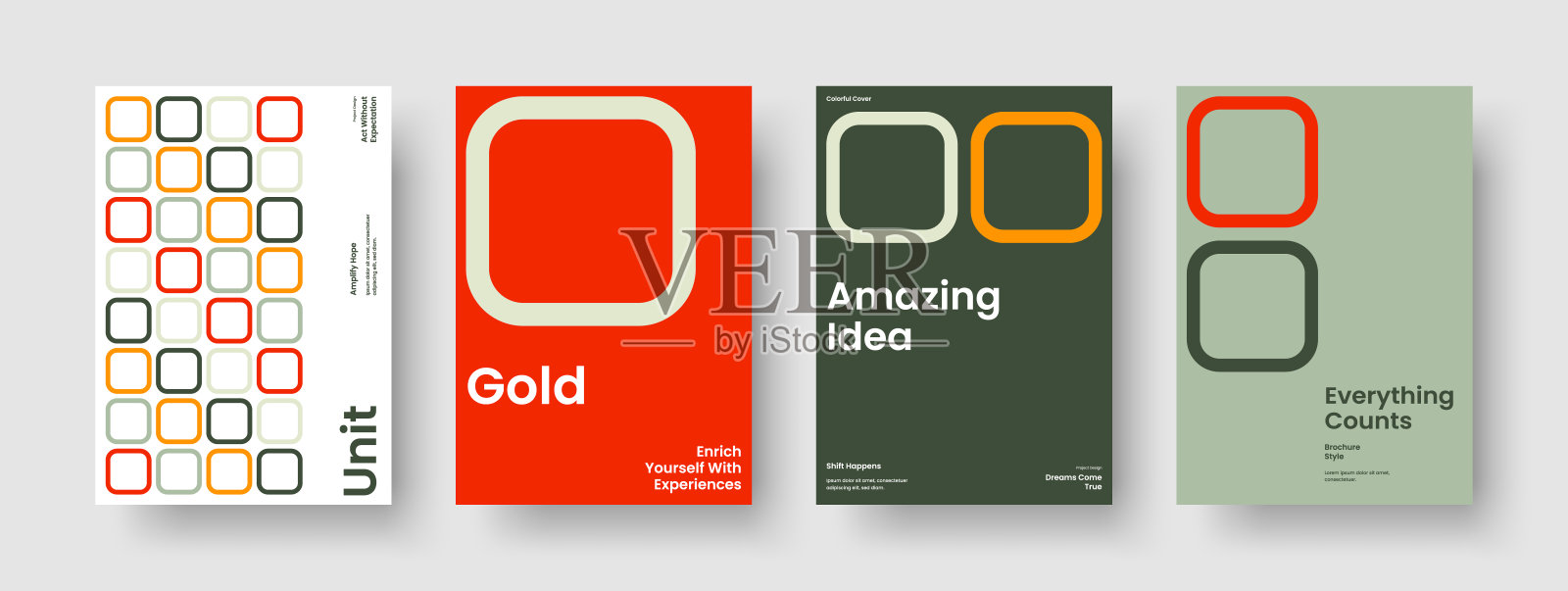 几何传单布局。创意小册子设计。孤立的书封面模板。业务演示。背景。海报。横幅。报告。小册子。日报》。广告。传单。传单插画图片素材