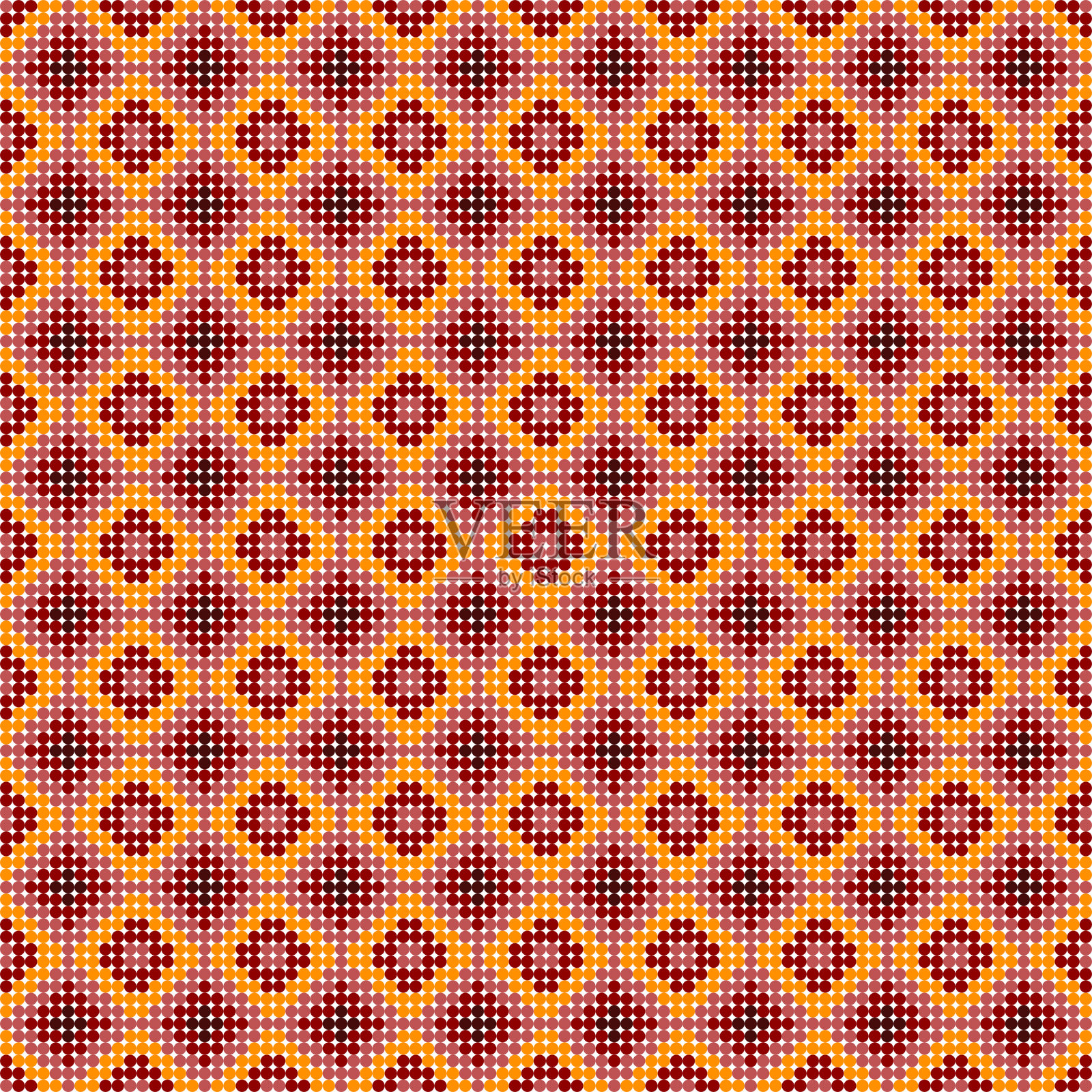 无缝模式。几何背景。插画图片素材