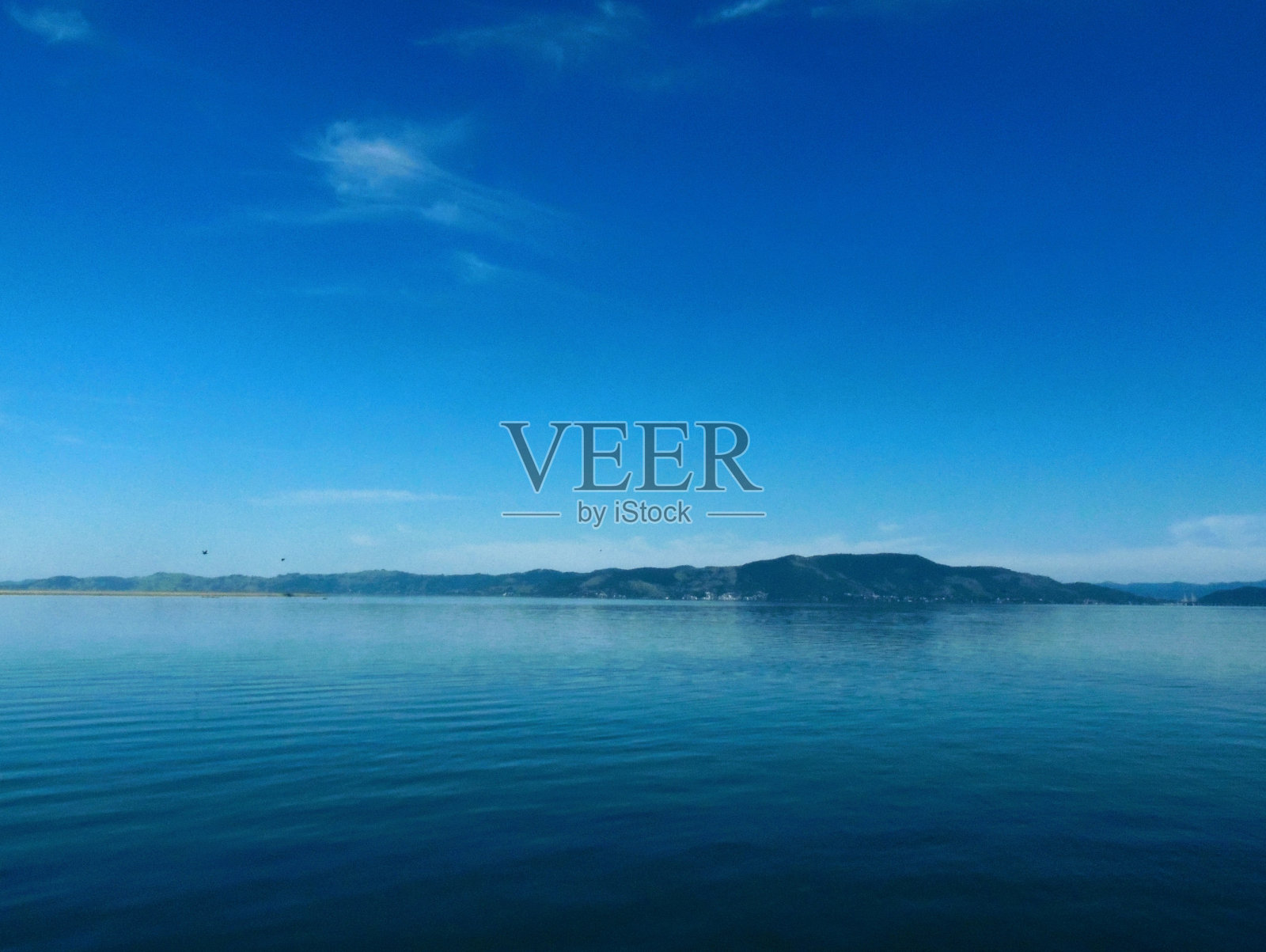 蓝色的地平线照片摄影图片