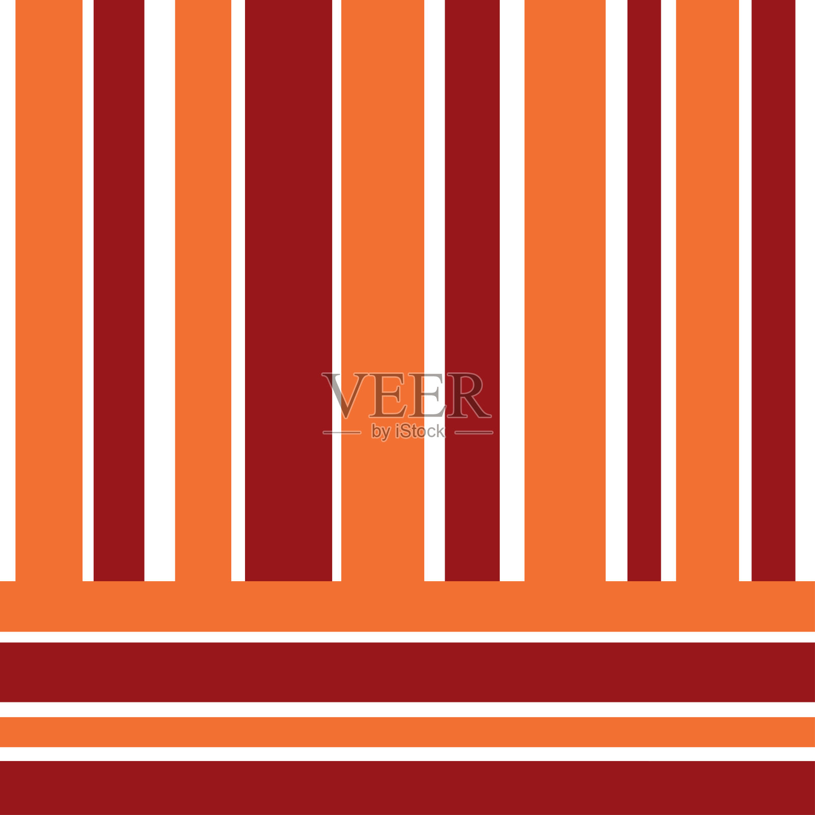 矢量彩色背景织物图案条纹平衡条纹图案可爱的垂直派对红白颜色礼盒条纹对称织物图案插画壁纸。插画图片素材