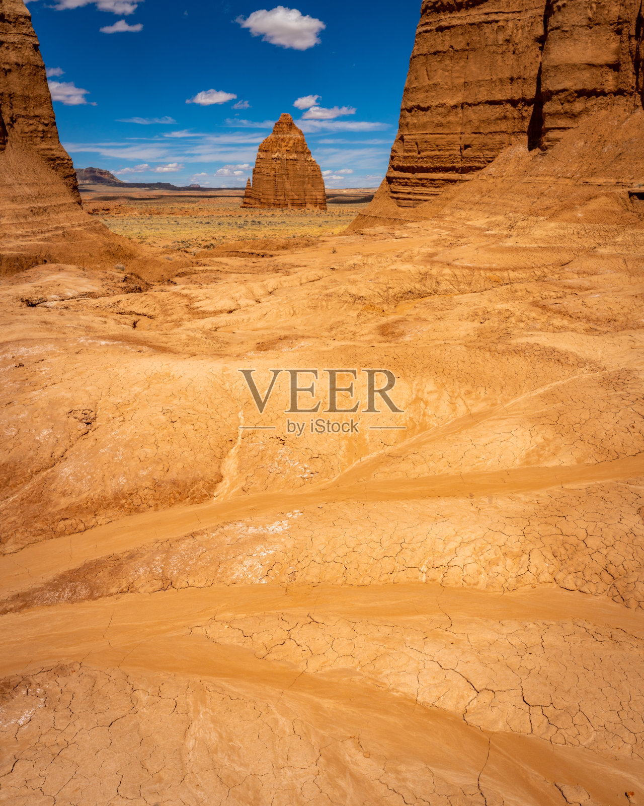 教堂谷，国会礁国家公园，犹他州，美国，美国。照片摄影图片