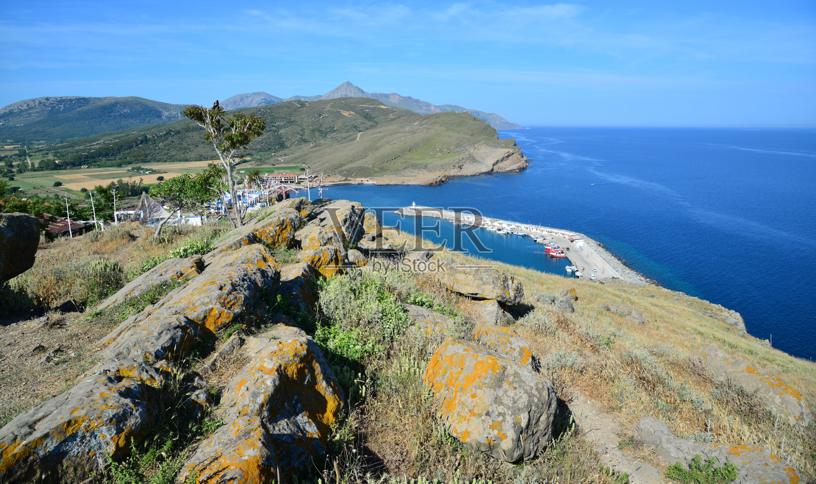 土耳其恰纳卡莱的Gokceada。照片摄影图片