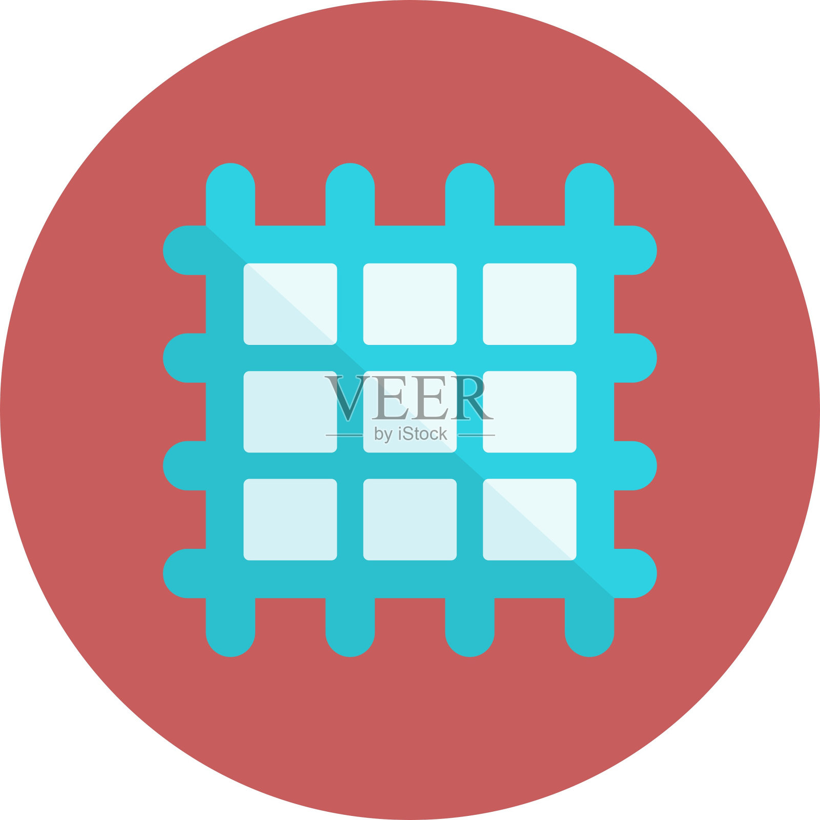 网格的图标插画图片素材