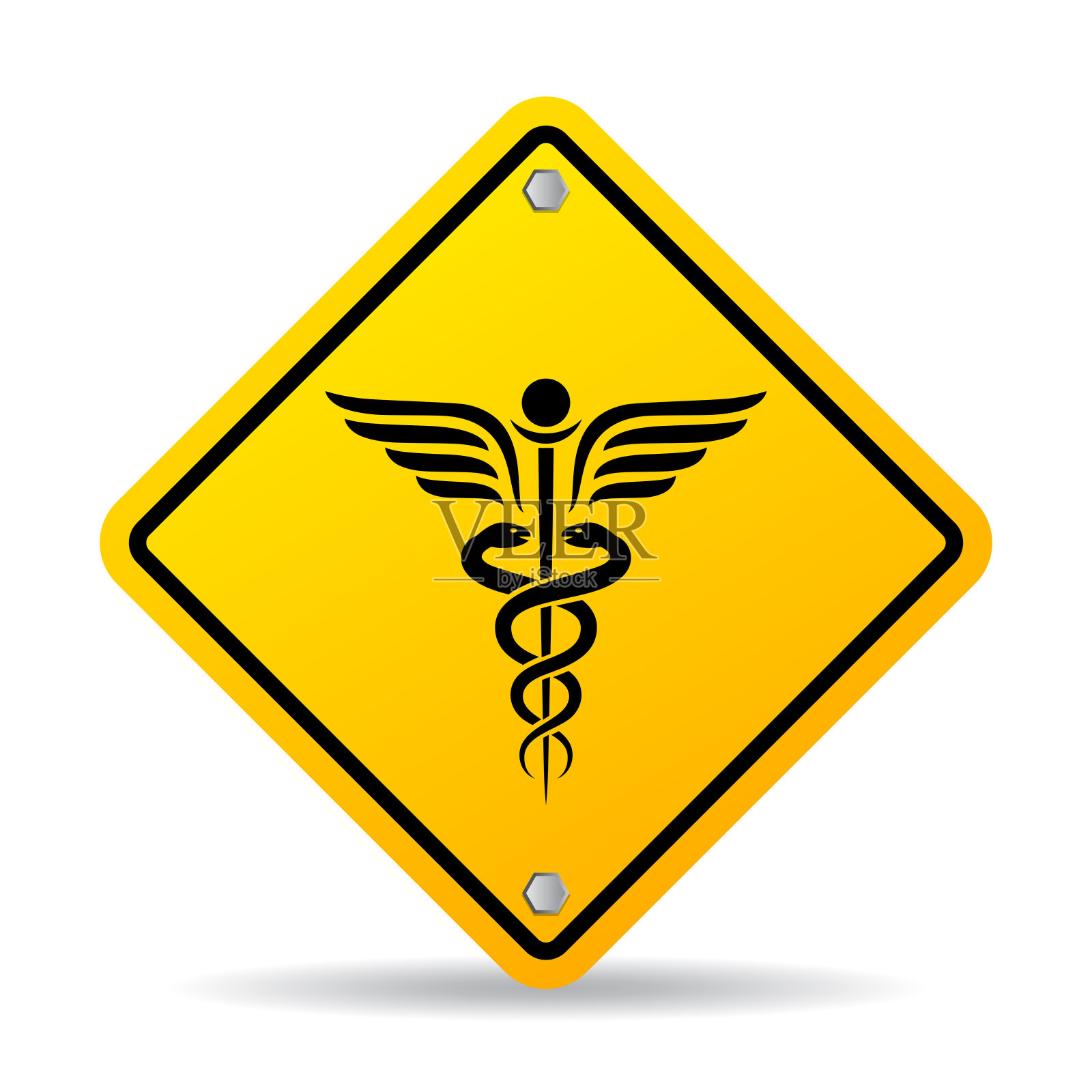 医学病媒标志插画图片素材