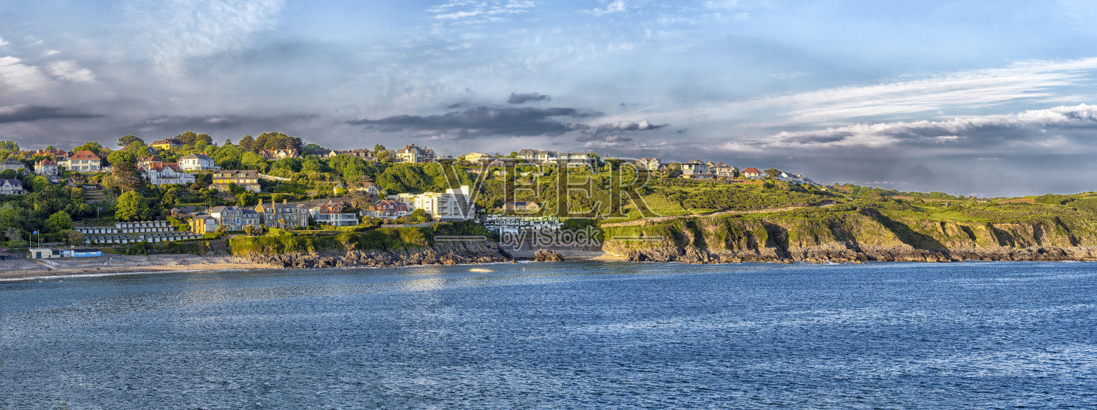 朗兰湾泳滩照片摄影图片