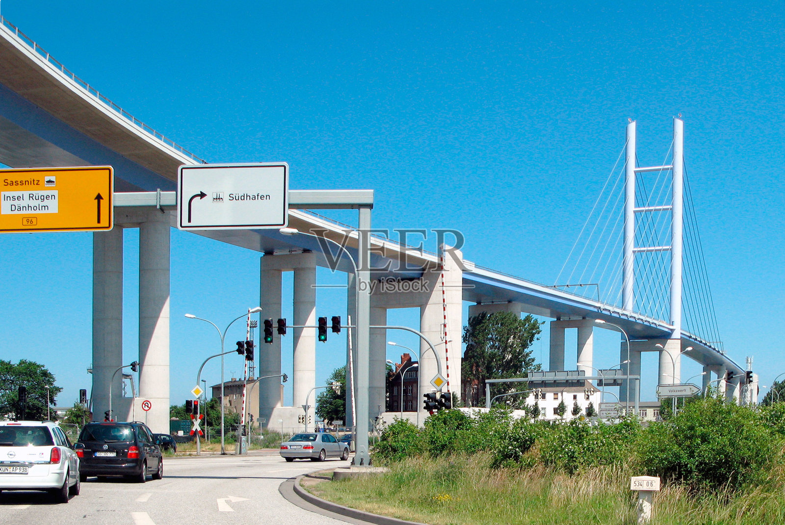 德国施特拉尔松附近的r<s:1>根brcke。照片摄影图片