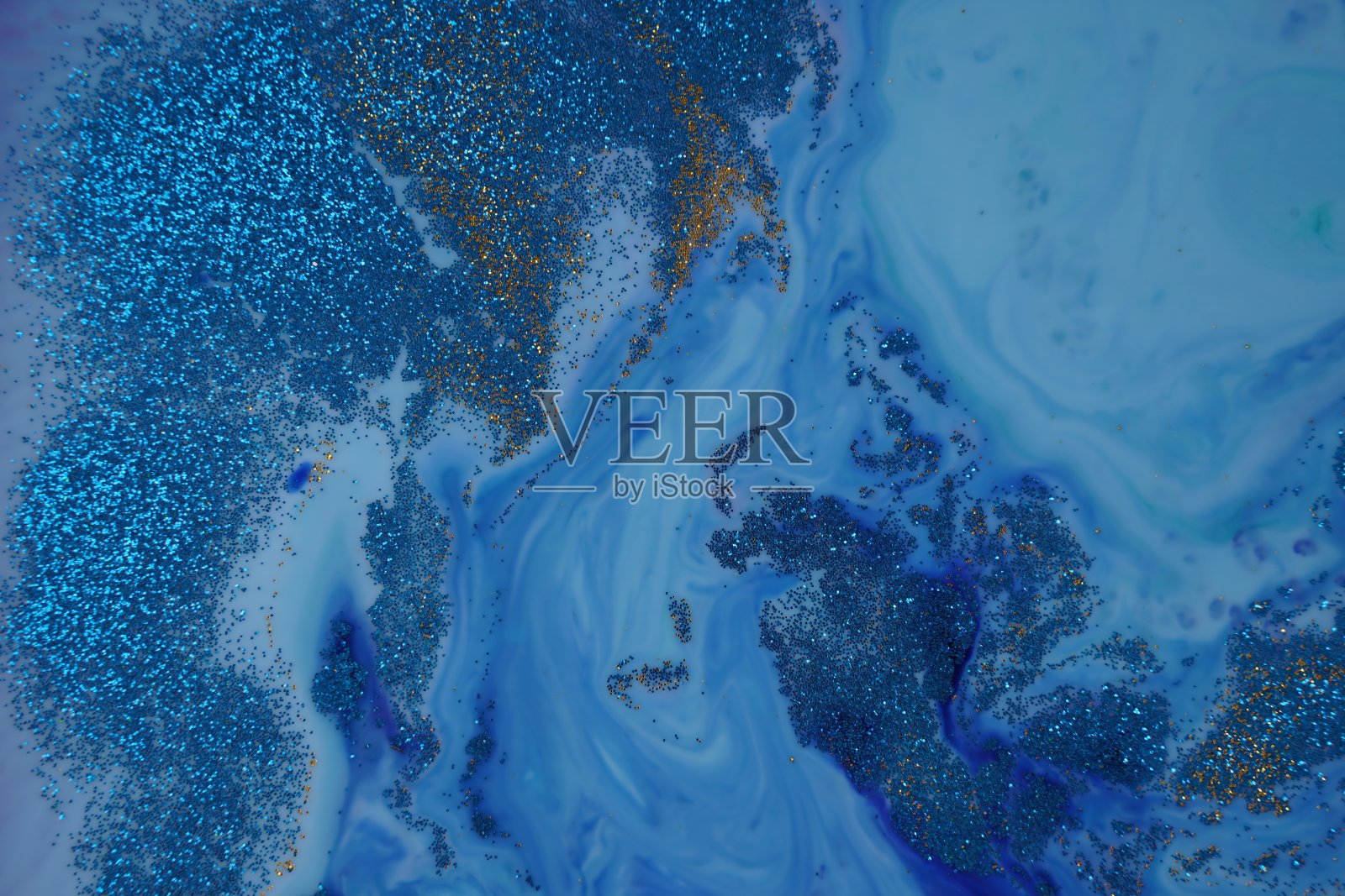 抽象色彩背景和纹理，彩色化学实验照片摄影图片