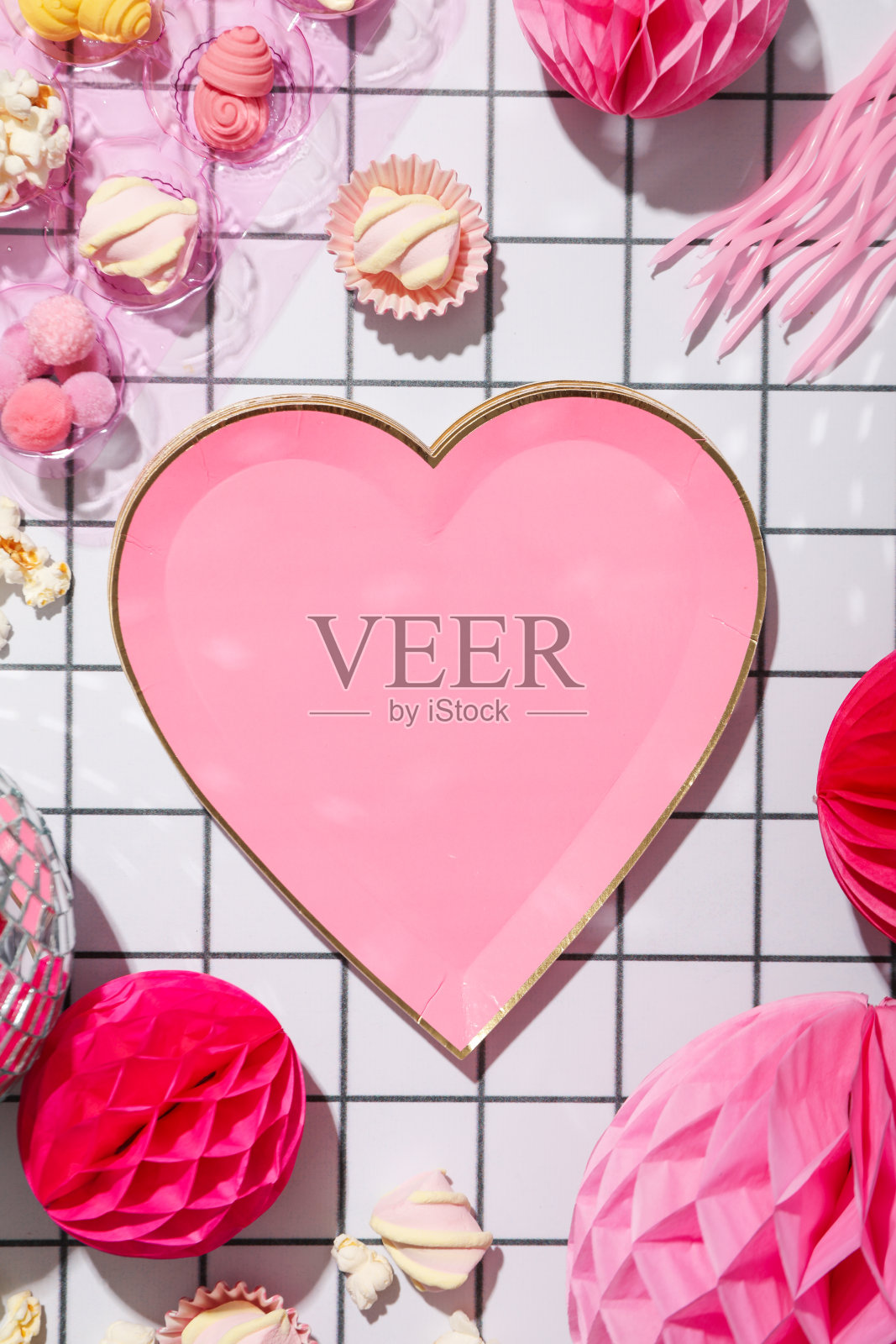 芭比粉风格概念照片摄影图片