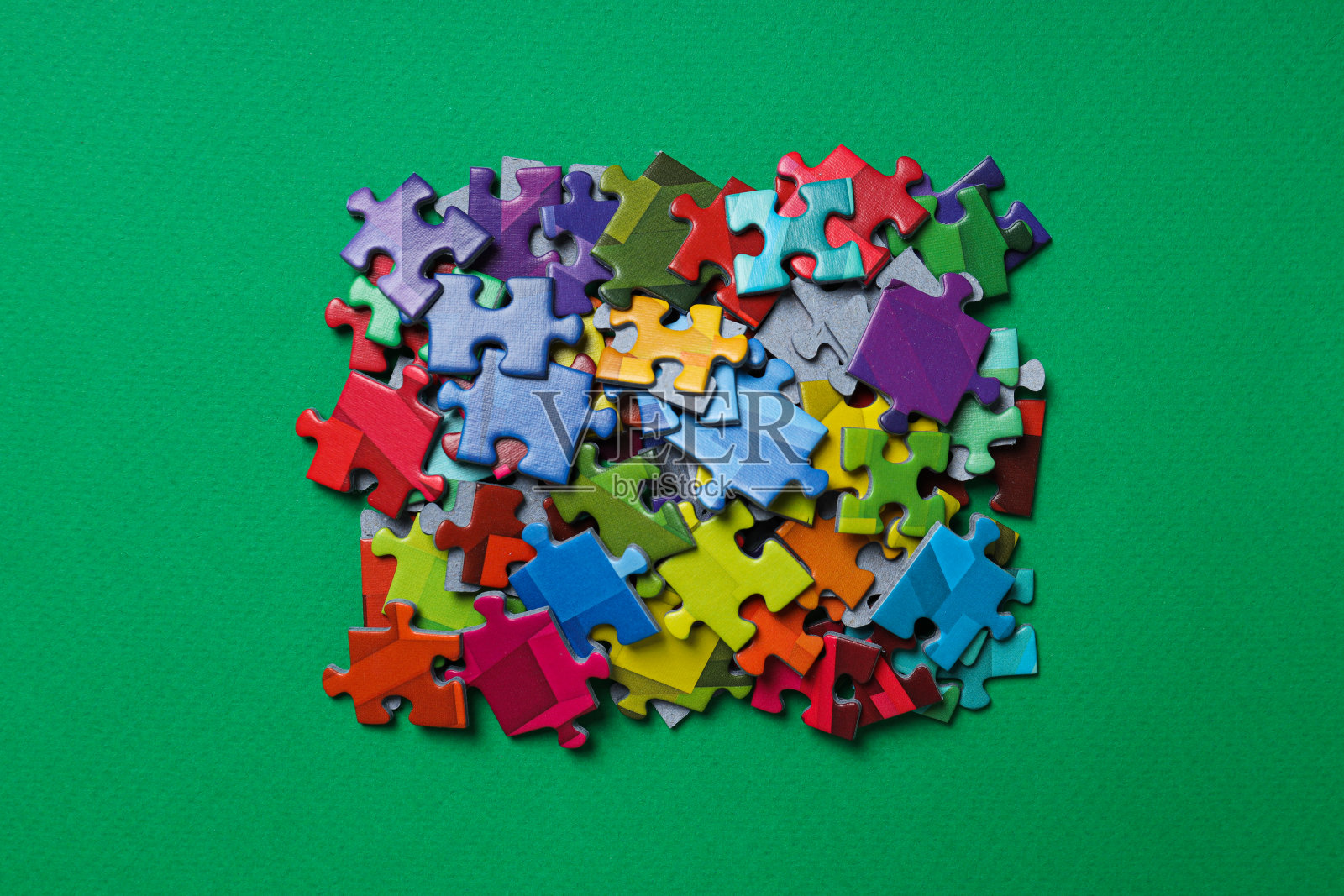 拼图、作文针对不同的概念和想法照片摄影图片