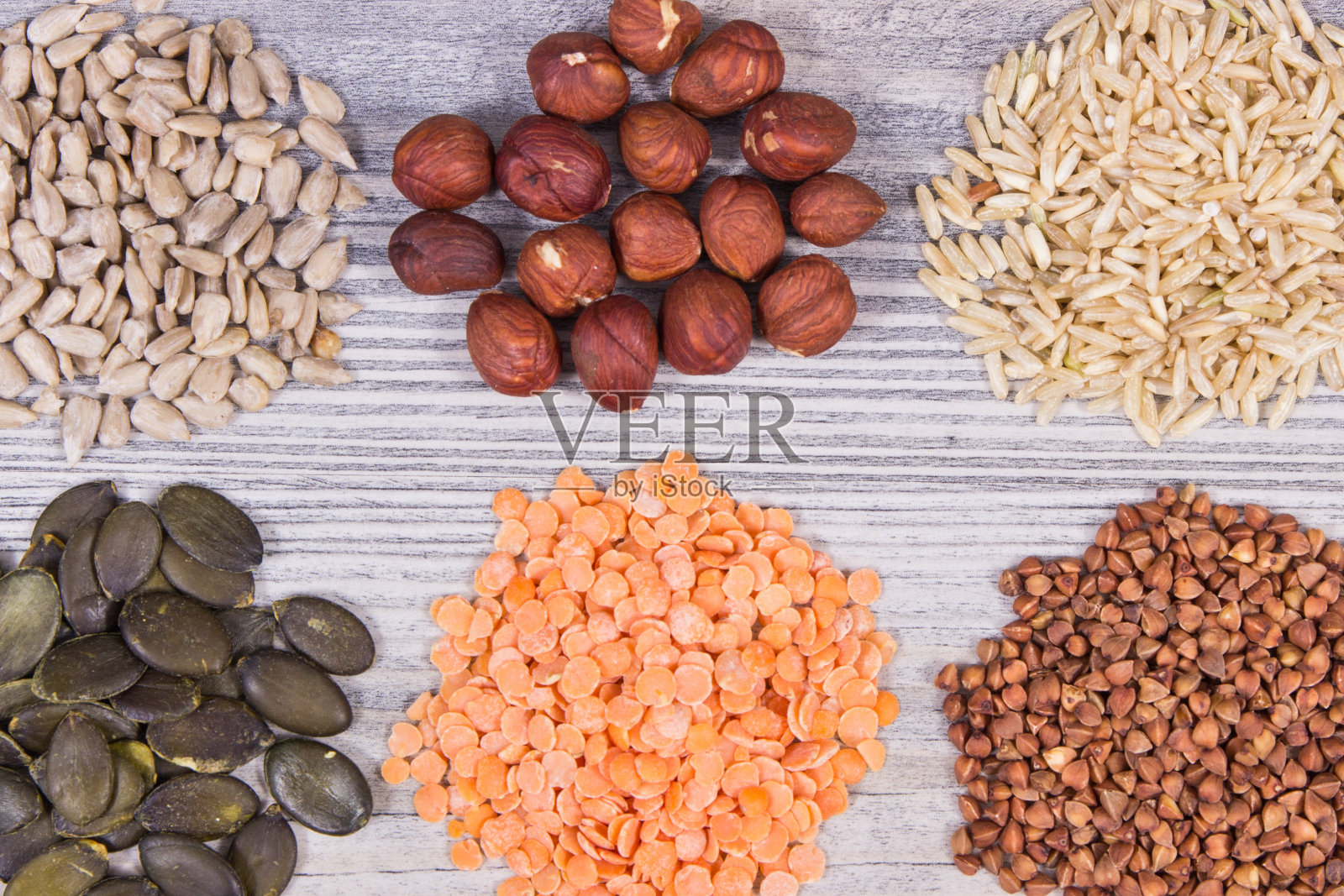 含有维生素B6和其他矿物质的健康营养食品照片摄影图片