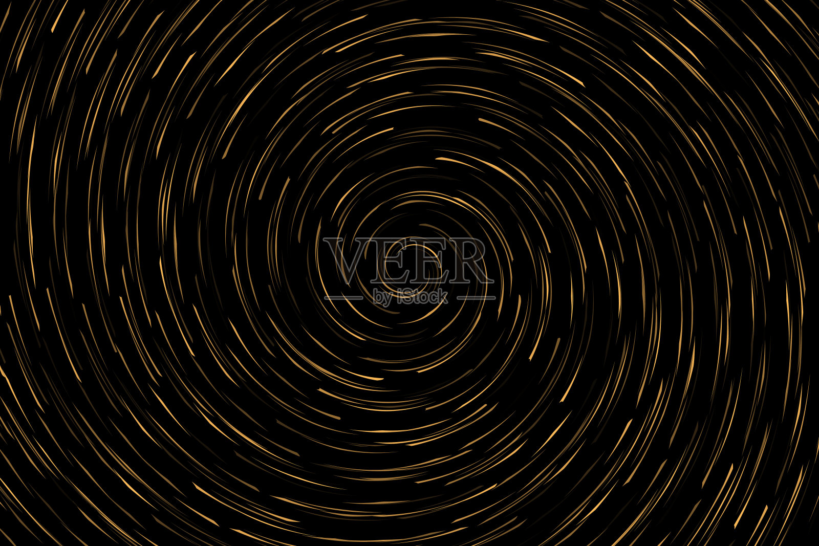 棕色抽象螺旋圆波背景插画图片素材