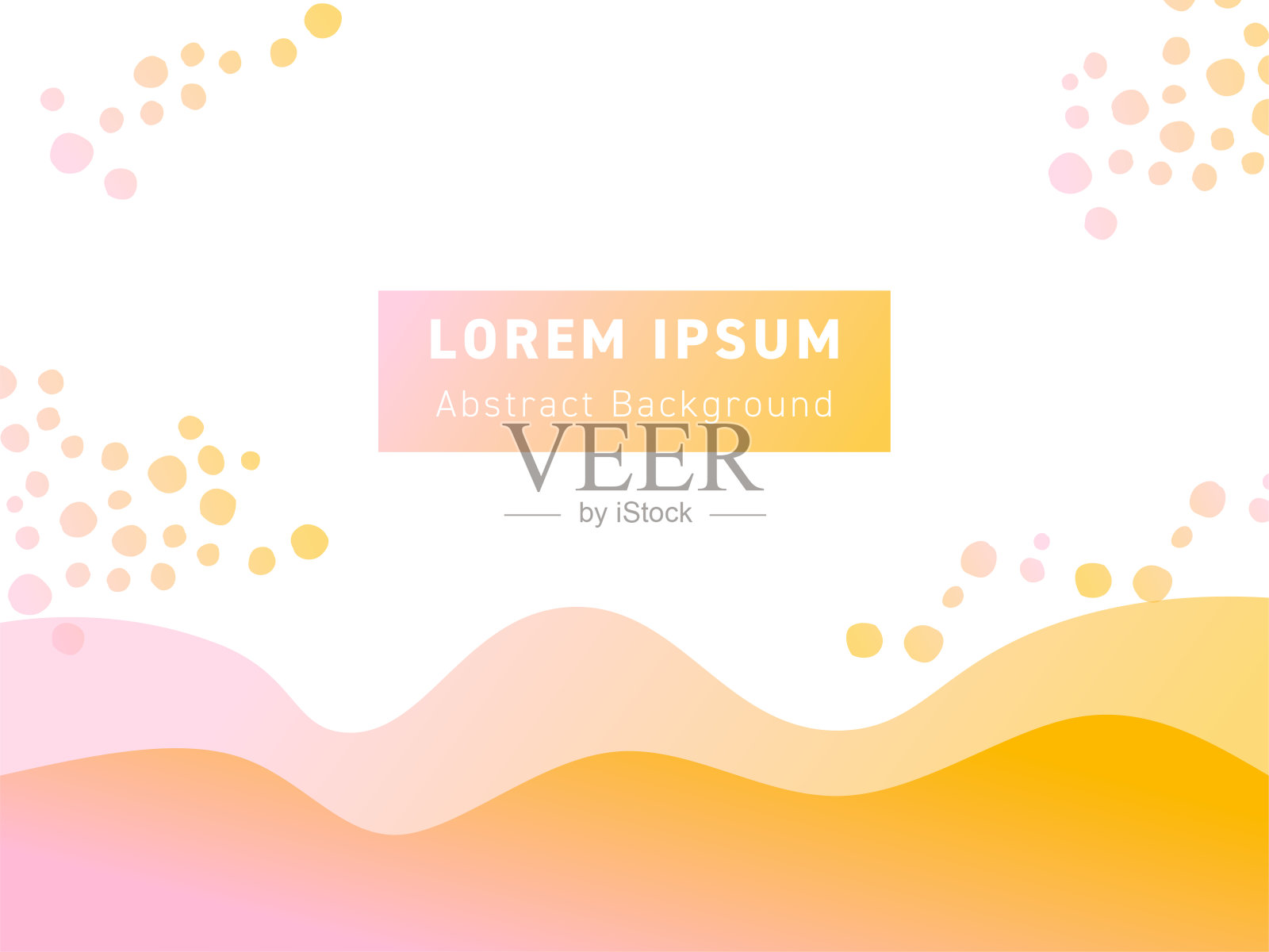 流体形状抽象背景设计。拷贝空间是透明的。插画图片素材