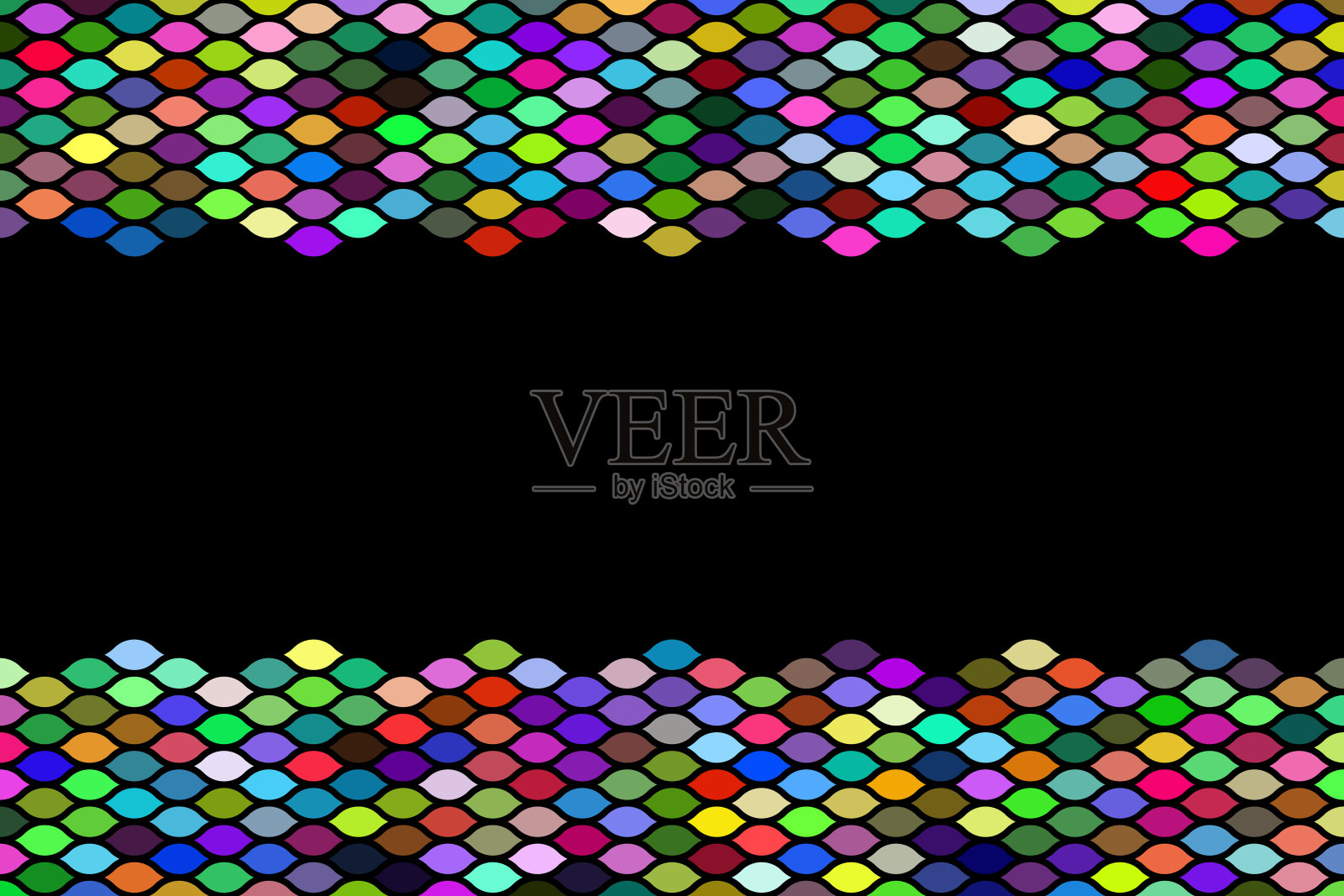 彩色抽象几何框架图案背景插画图片素材