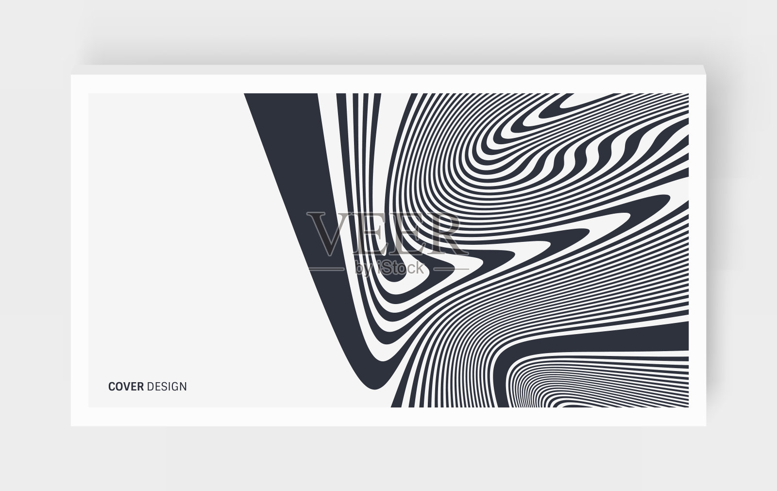 迷幻的图案与融化和扭曲的线条。几何背景由条纹构成。3d矢量插图宣传册，年度报告，杂志，海报，演示文稿，传单或横幅。插画图片素材