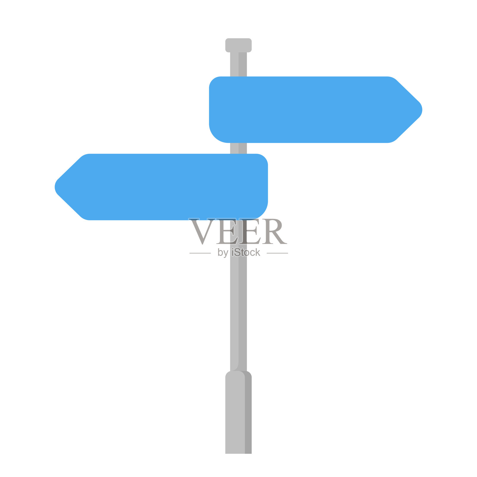 户外路灯隔离在白色背景上插画图片素材