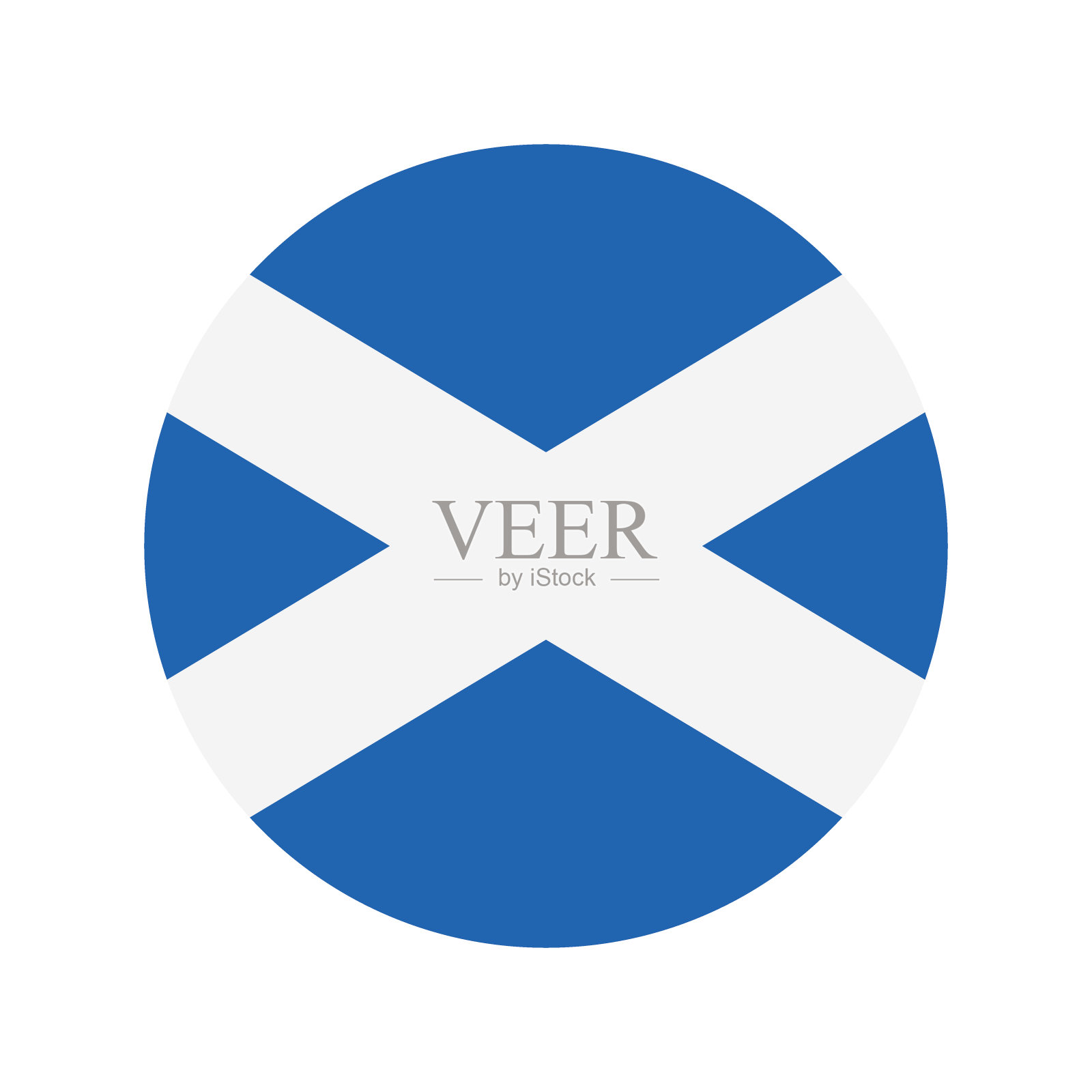 苏格兰国旗。苏格兰圆旗。按钮标志图标。标准颜色。圆形按钮图标。圆圈图标。电脑插图。数码插图。矢量插图。插画图片素材