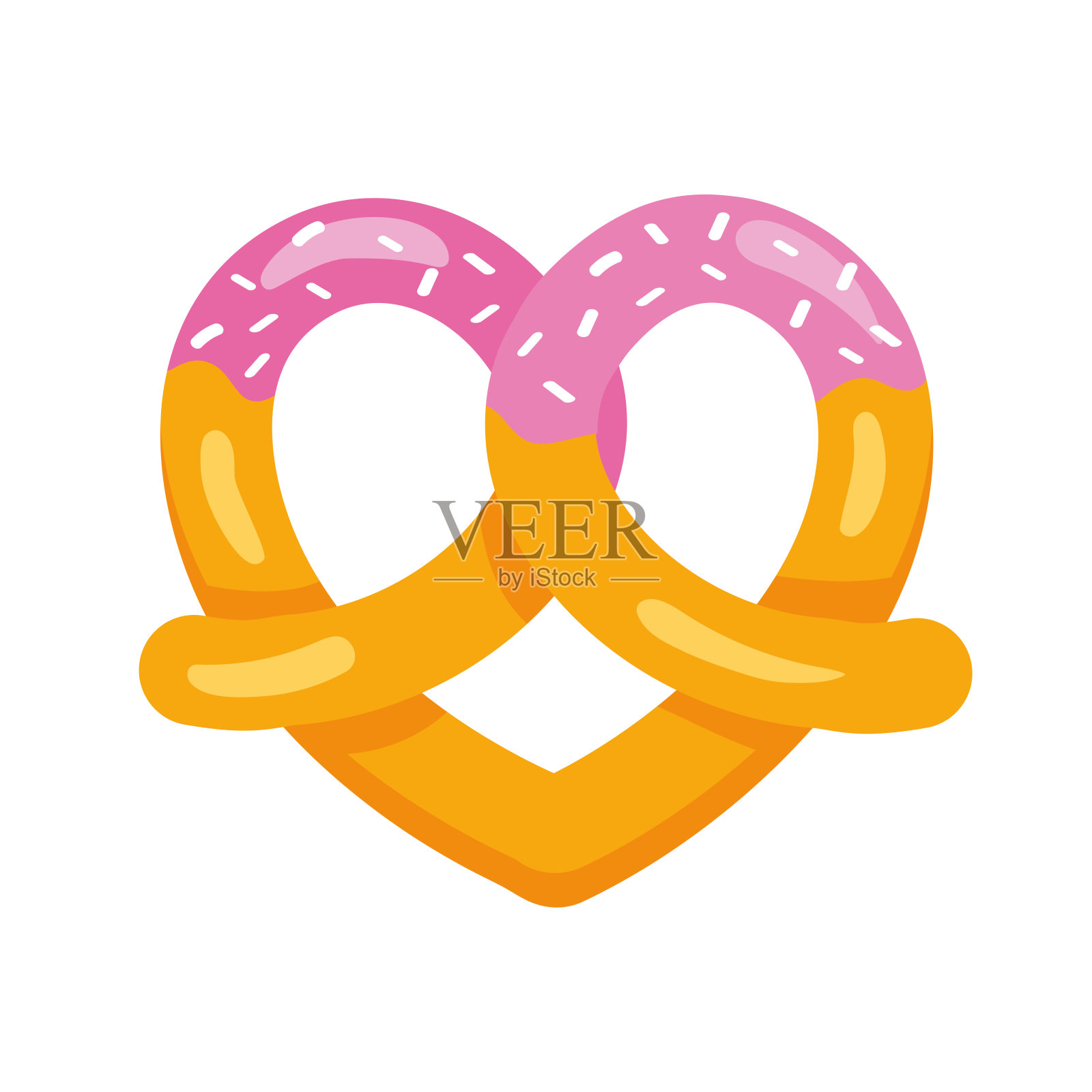 椒盐卷饼插画图片素材