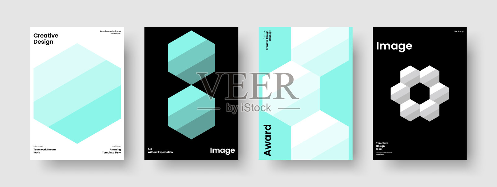 几何业务演示布局。抽象横幅模板。孤立的宣传册设计。背景。传单。报告。海报。书的封面。目录。日报》。传单。杂志。通讯插画图片素材