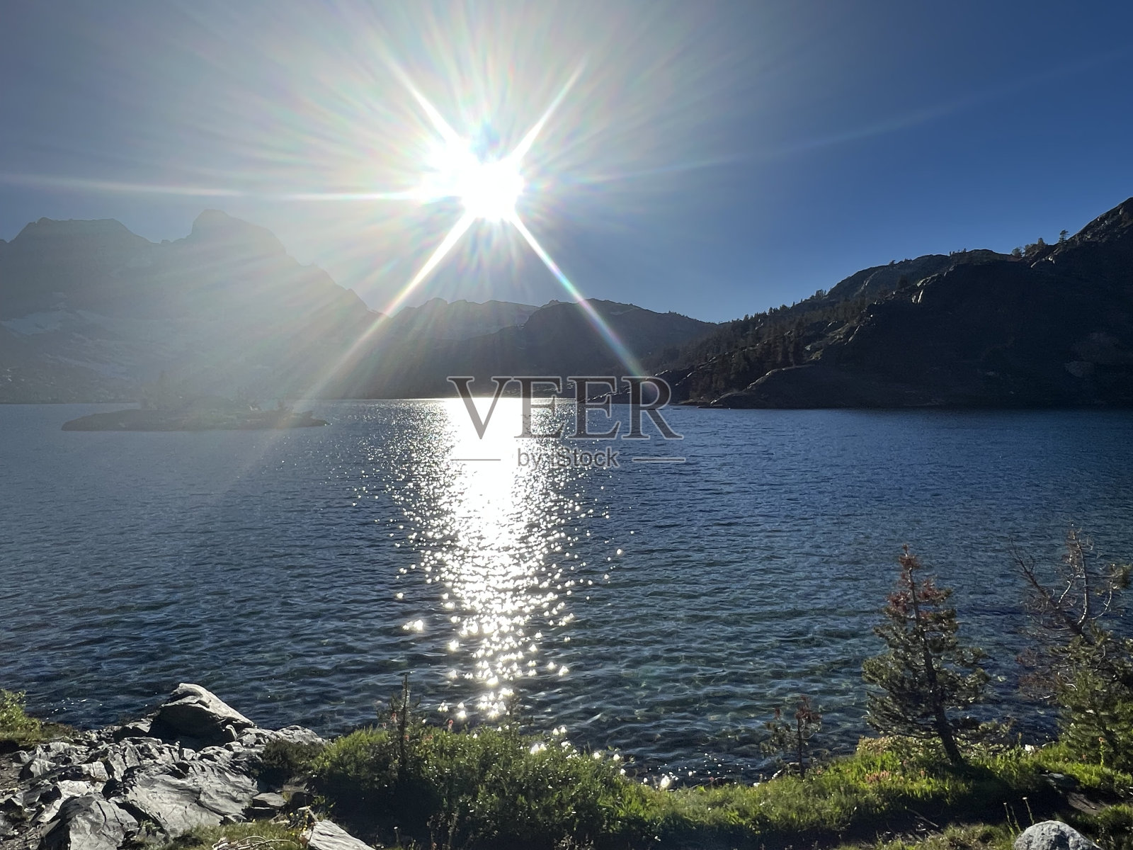 John Muir Trail - Garnet Lake照片摄影图片