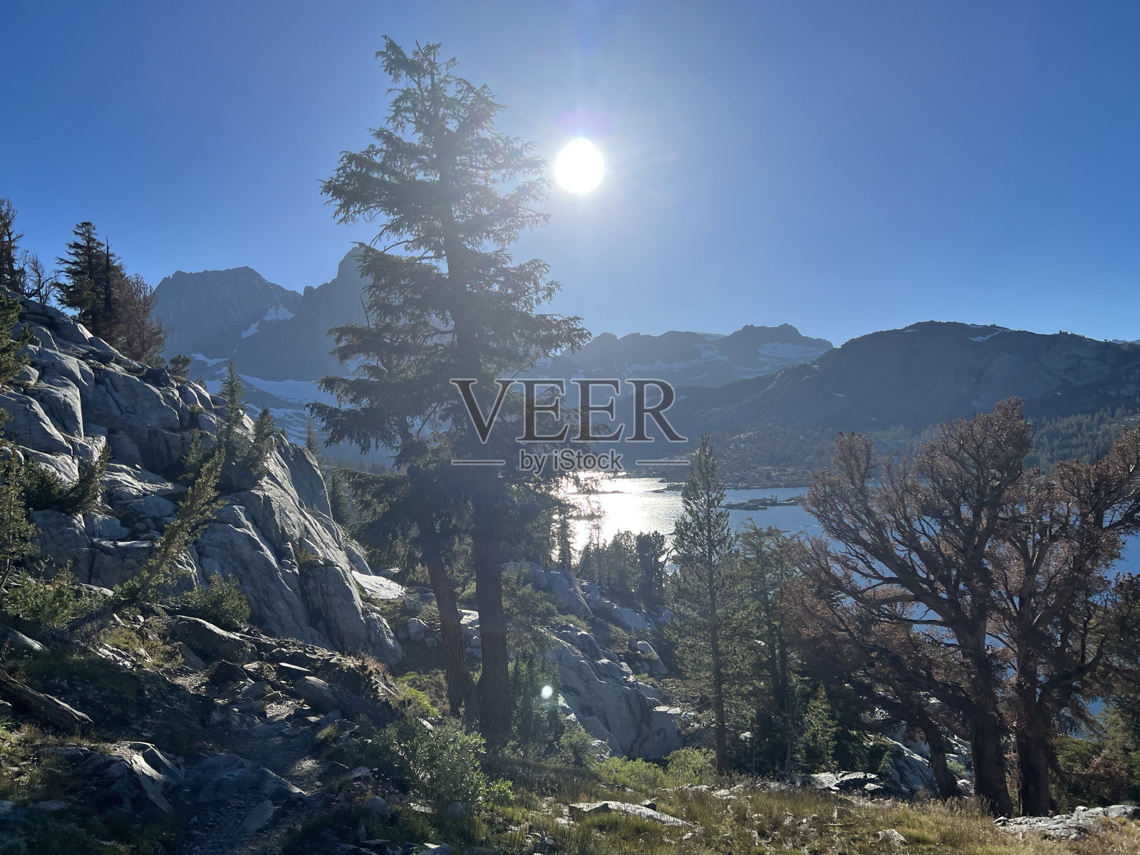 John Muir Trail - Garnet Lake照片摄影图片