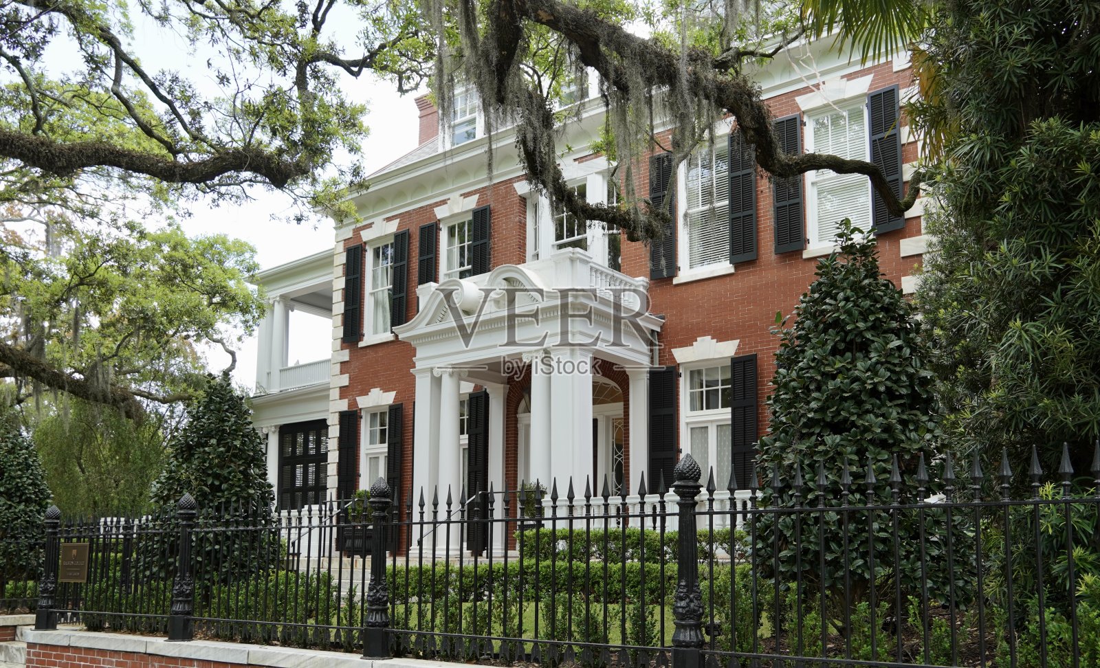 乔治亚州萨凡纳的历史之家照片摄影图片