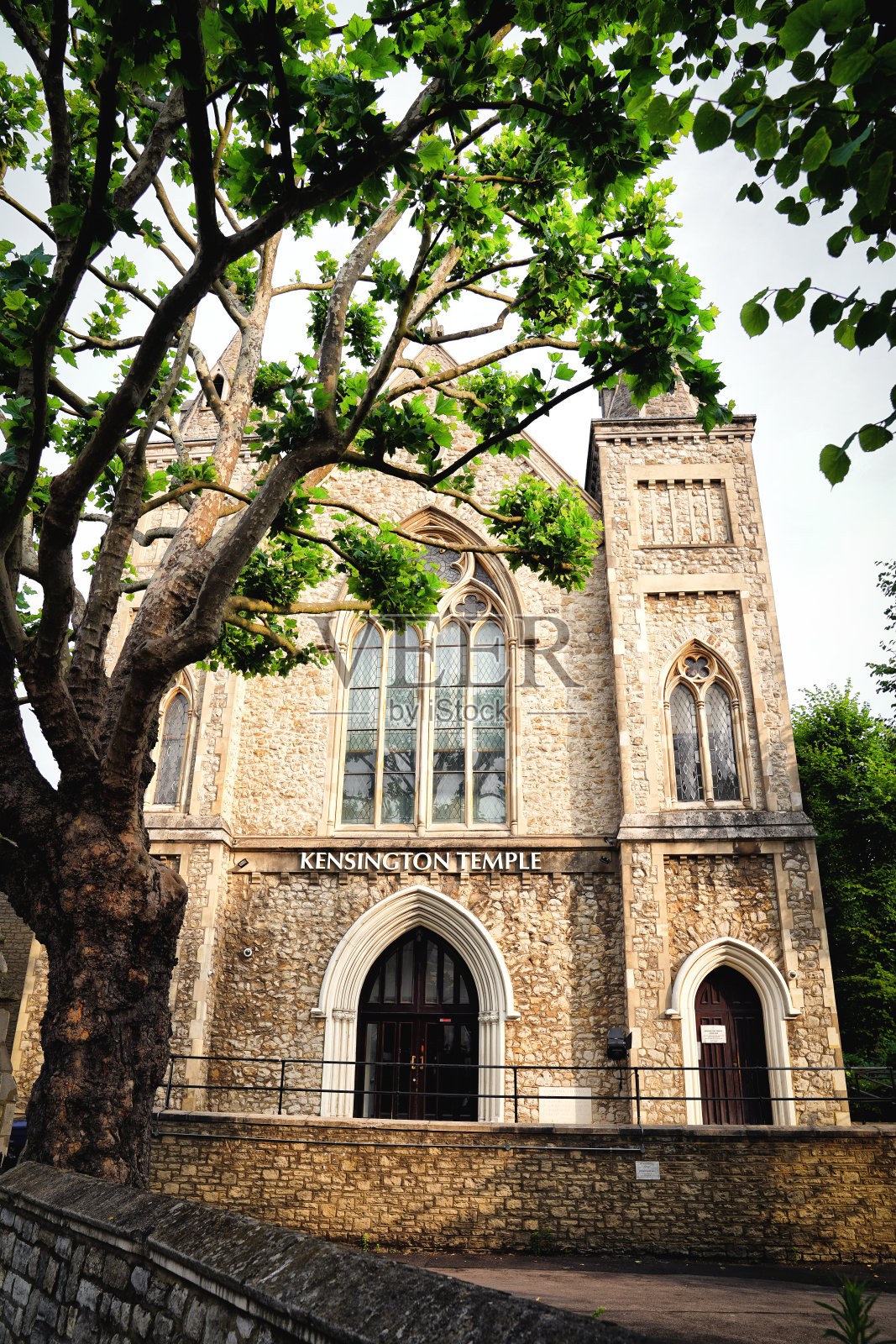 伦敦肯辛顿圣殿教堂照片摄影图片