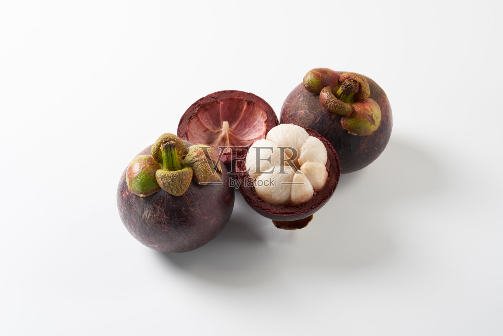 山竹果据说是水果之王。照片摄影图片