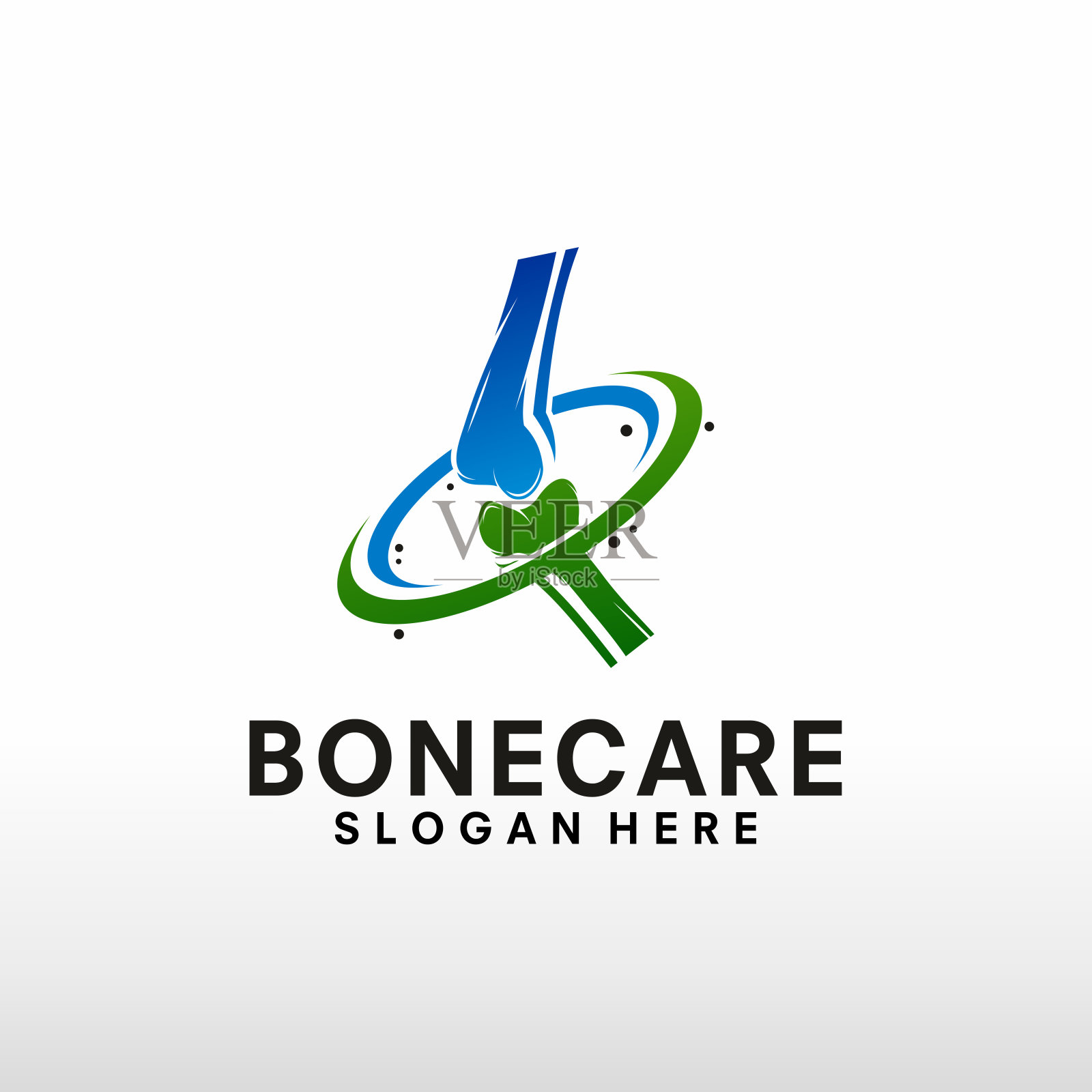 骨护理标志矢量模板插图设计插画图片素材