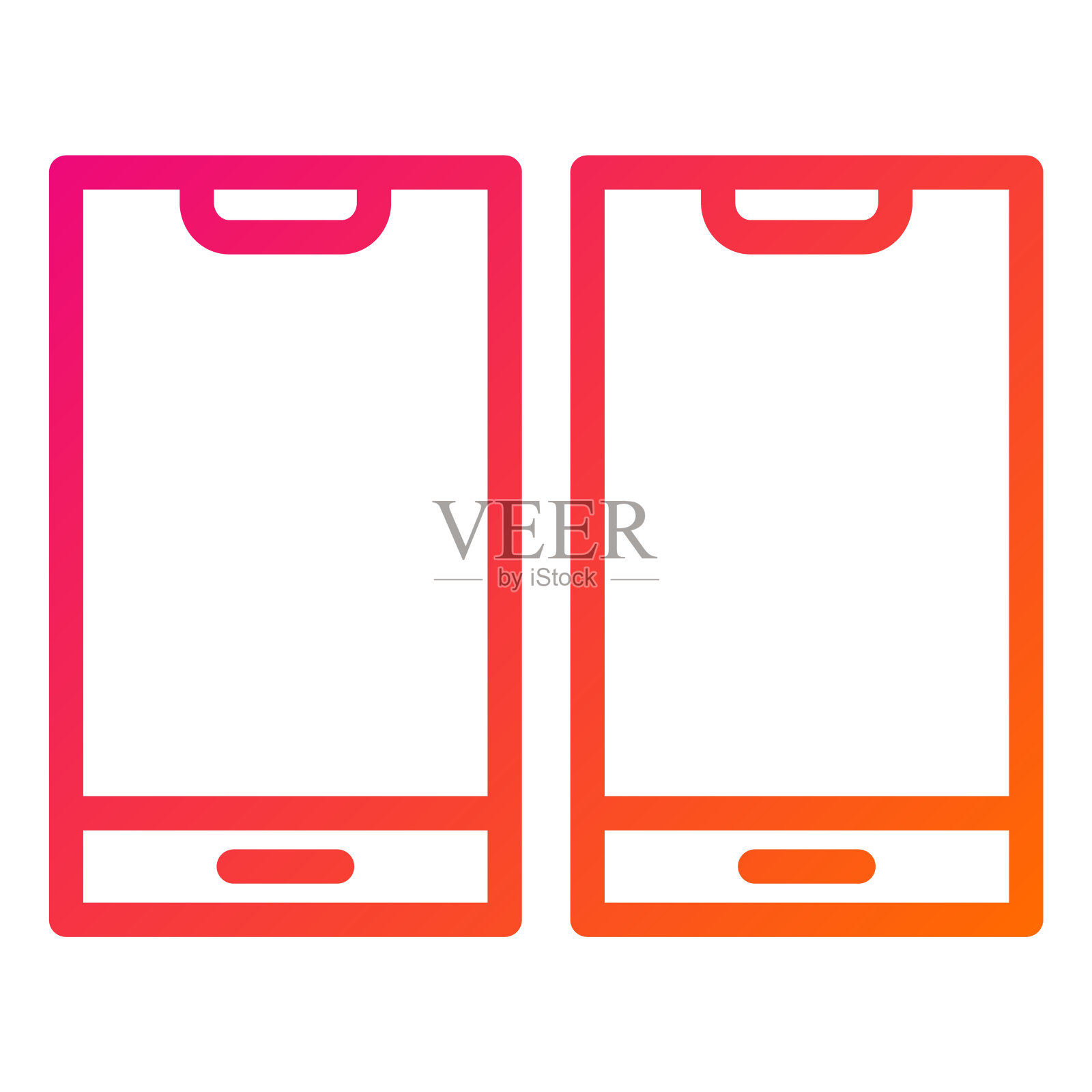 手机矢量图标设计插图插画图片素材