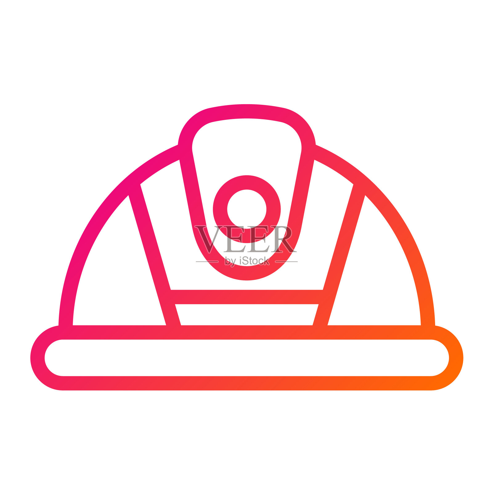 头盔矢量图标设计插图插画图片素材