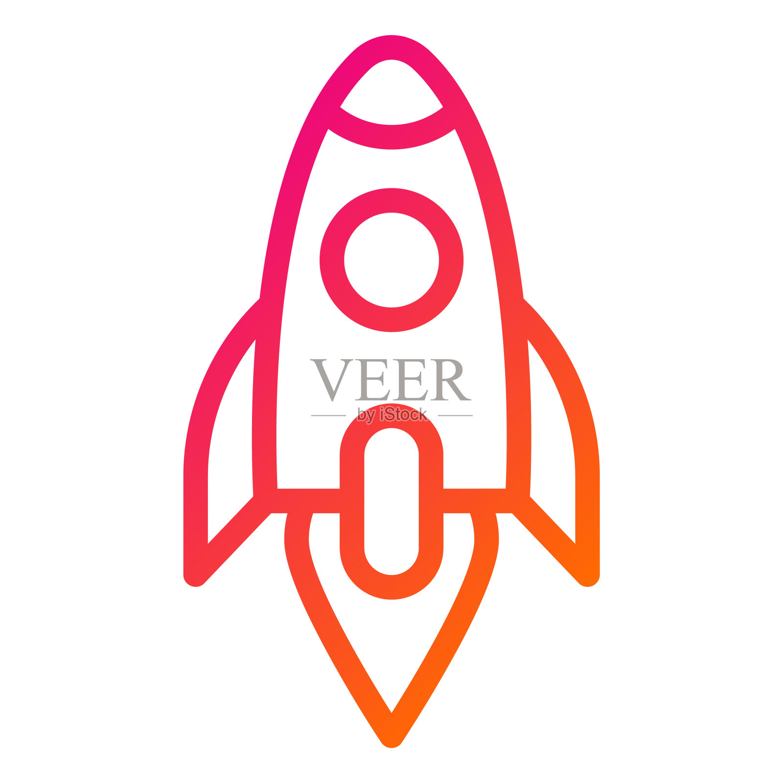 启动矢量图标设计插图插画图片素材