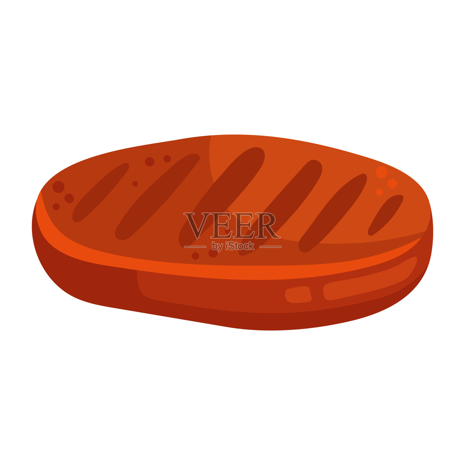 肉类产品插画图片素材