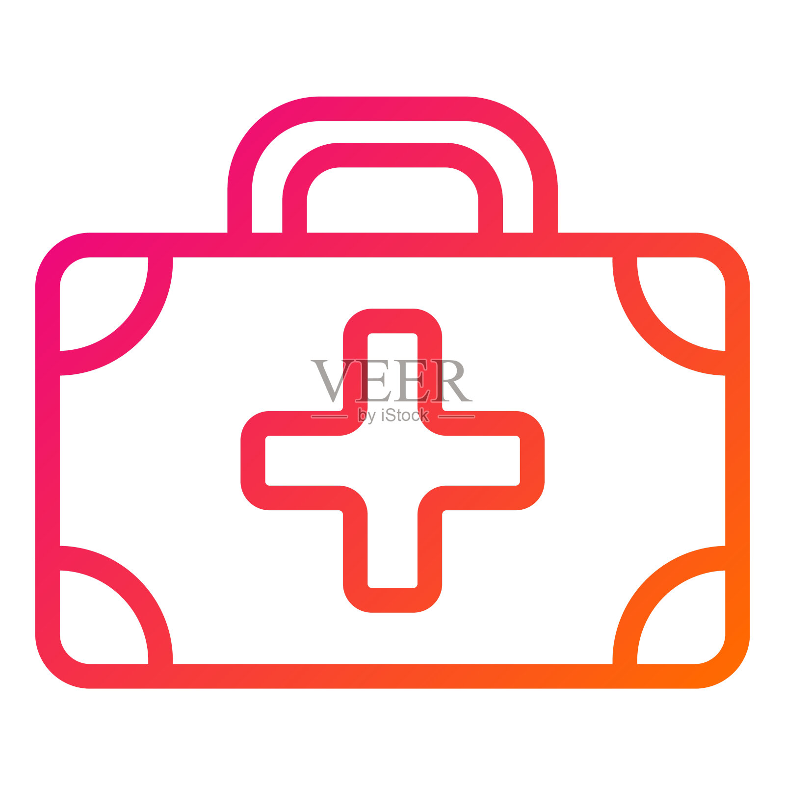 医疗工具包矢量图标设计插图插画图片素材