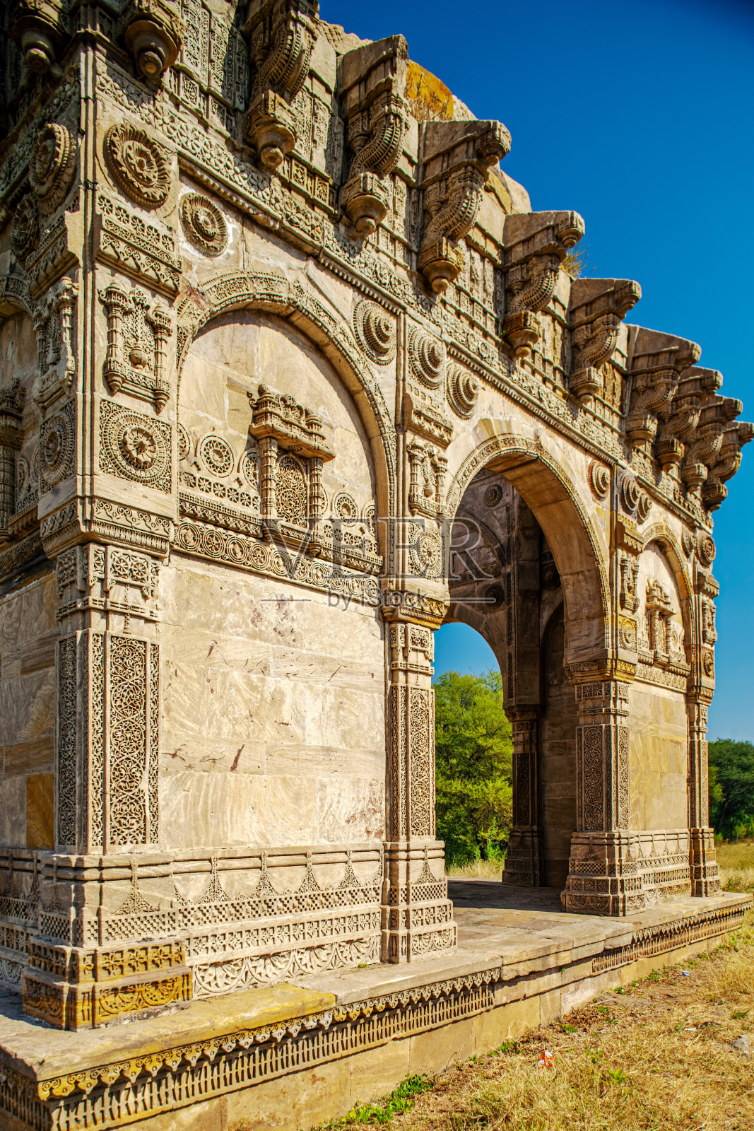 Nagina清真寺，联合国教科文组织遗址Champaner-Pavagadh照片摄影图片