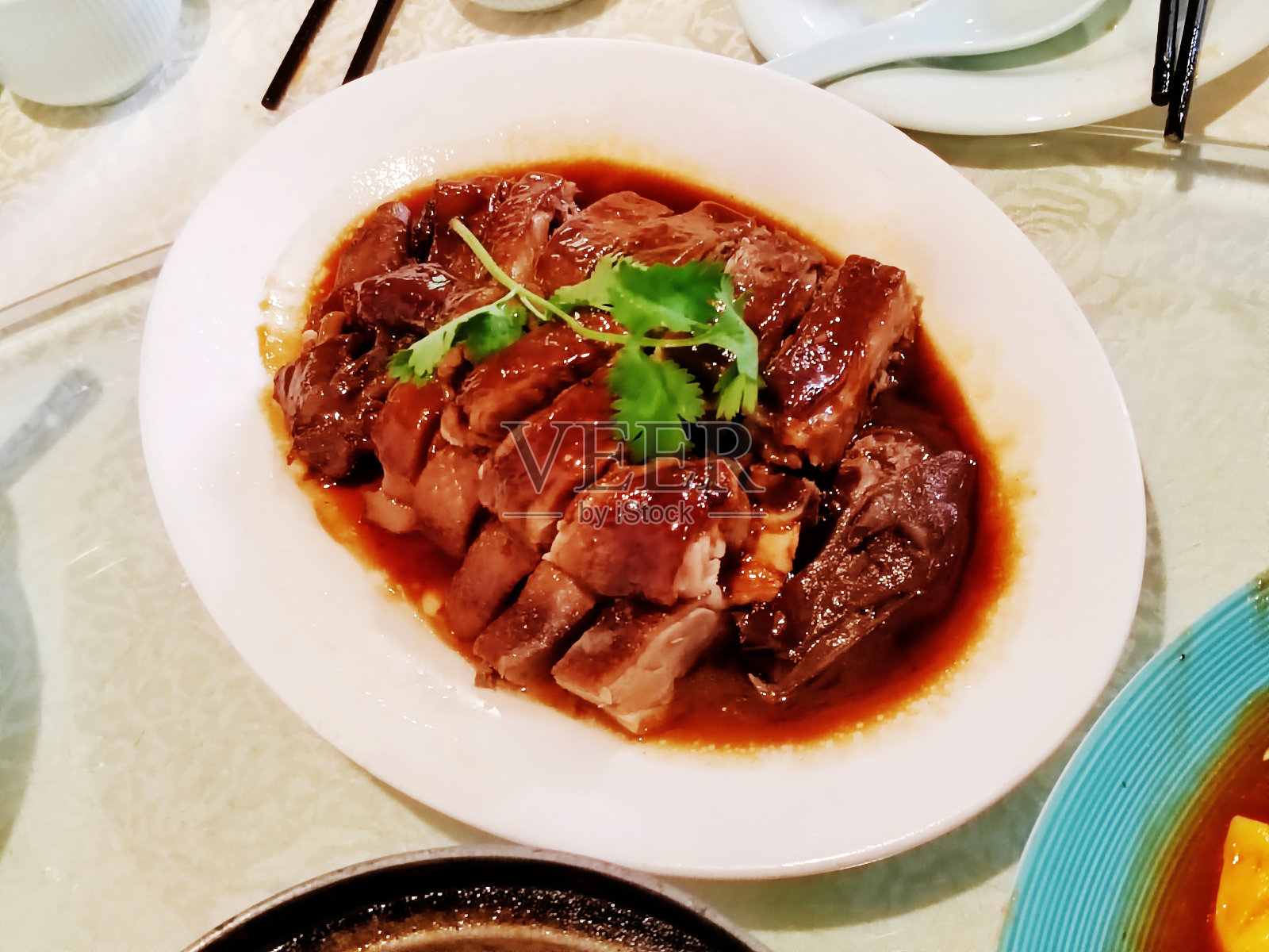 红烧鸭照片摄影图片